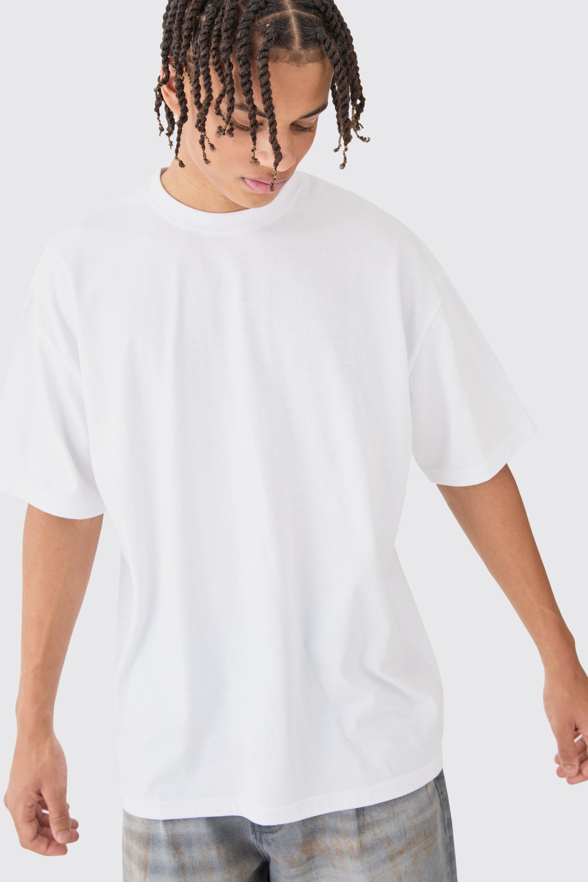 Image of T-shirt oversize Basic, Bianco