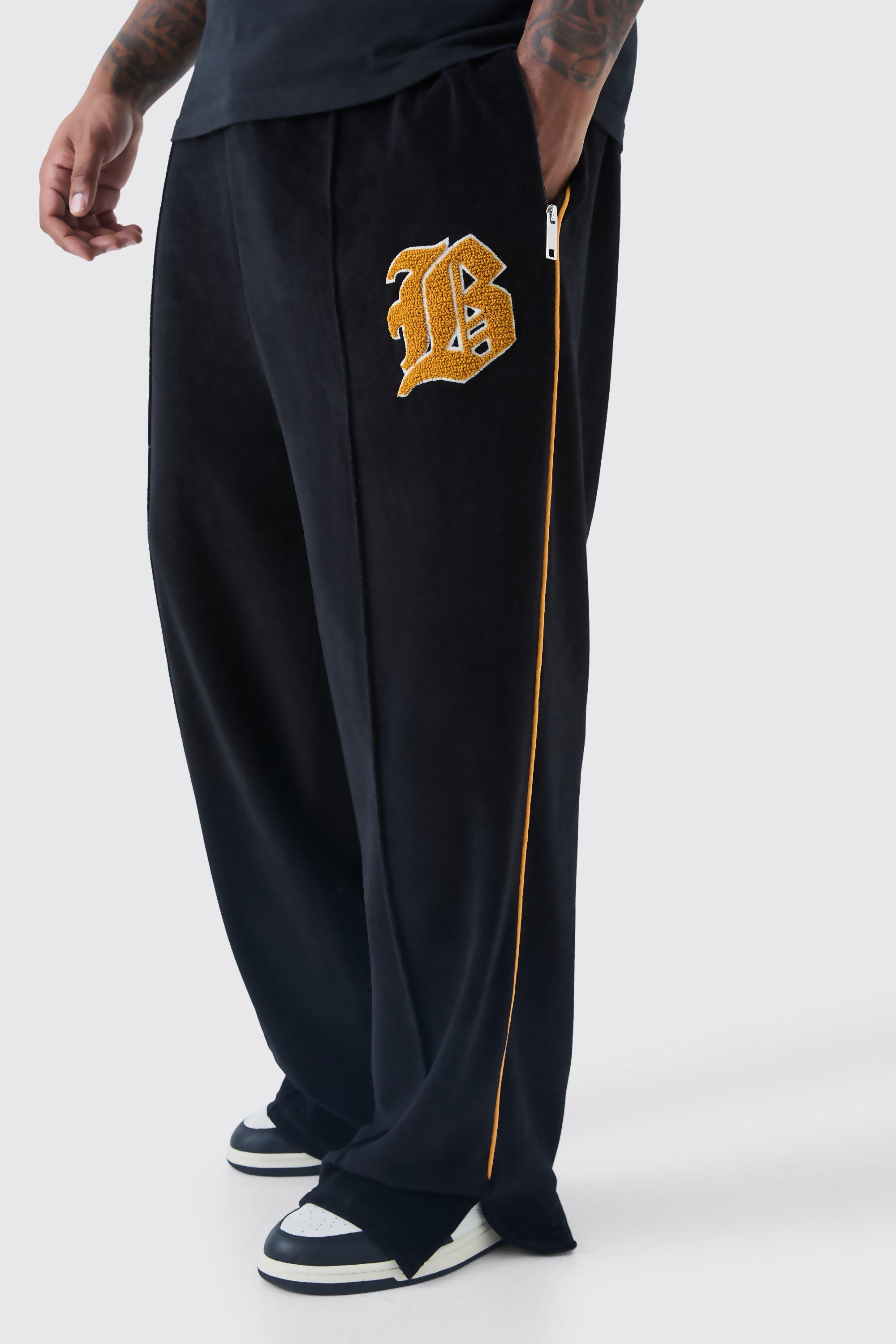 Mens velvet hot sale tracksuits online