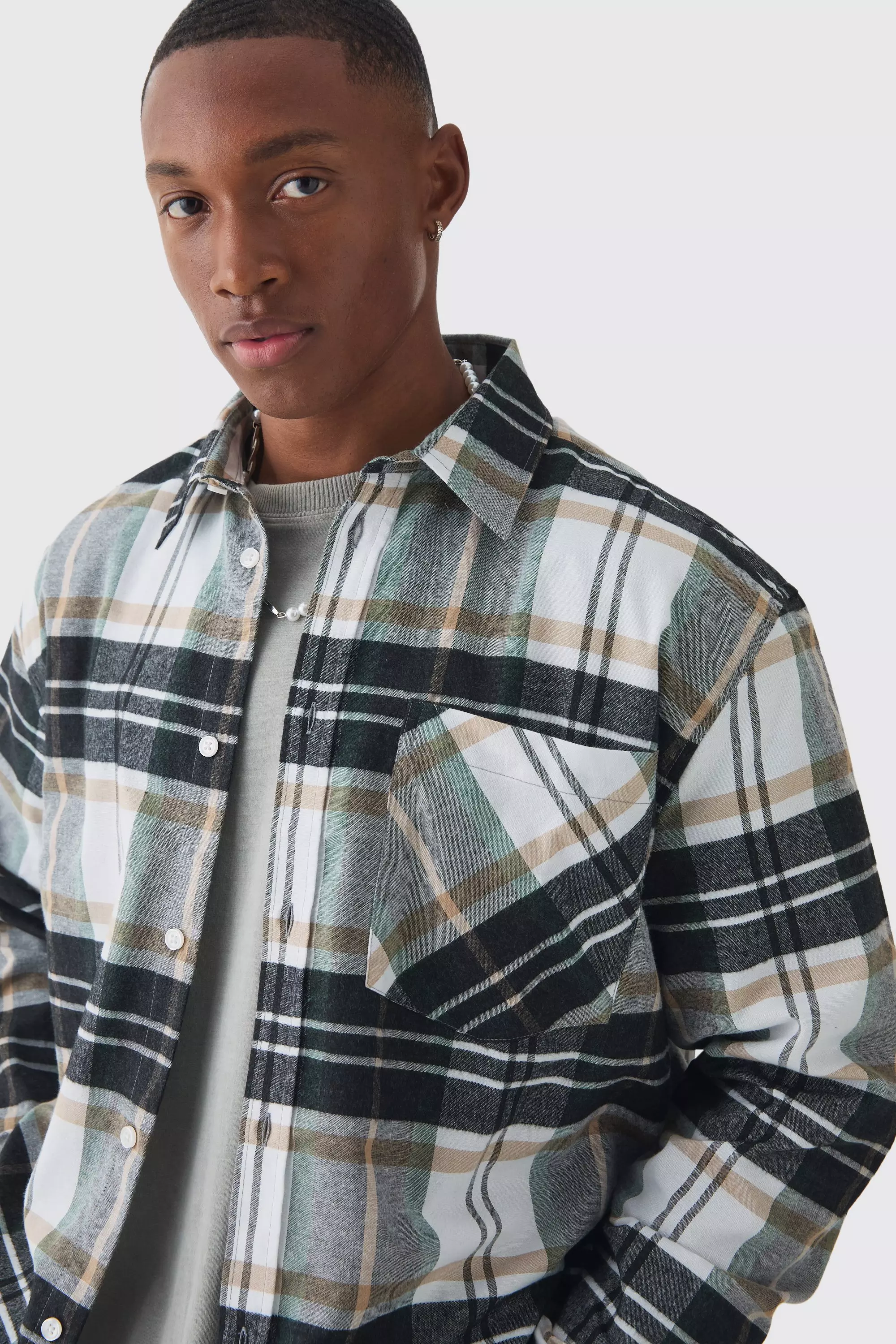 Oversized Check Shirt