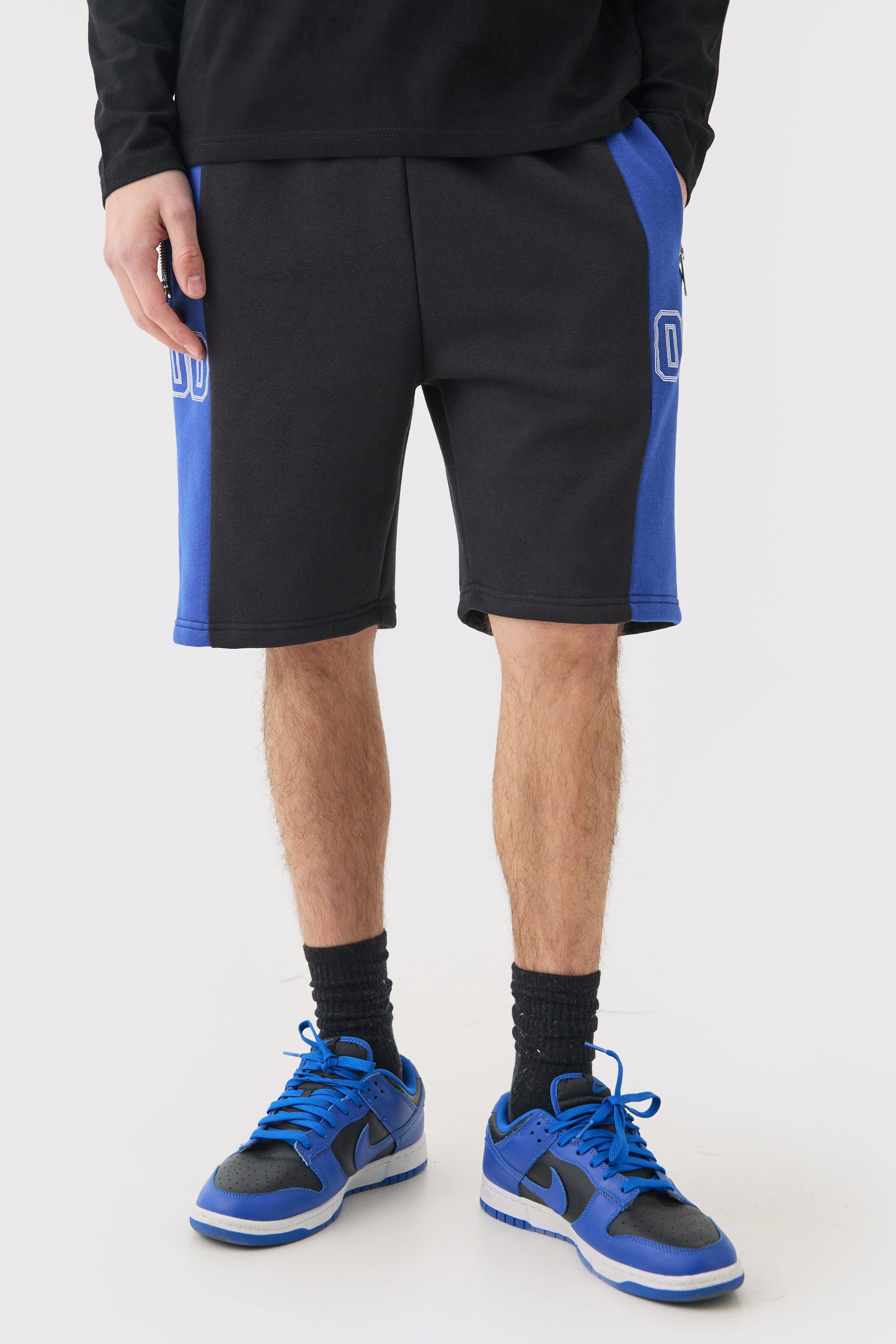 Image of Oversized Varsity Shorts, Nero