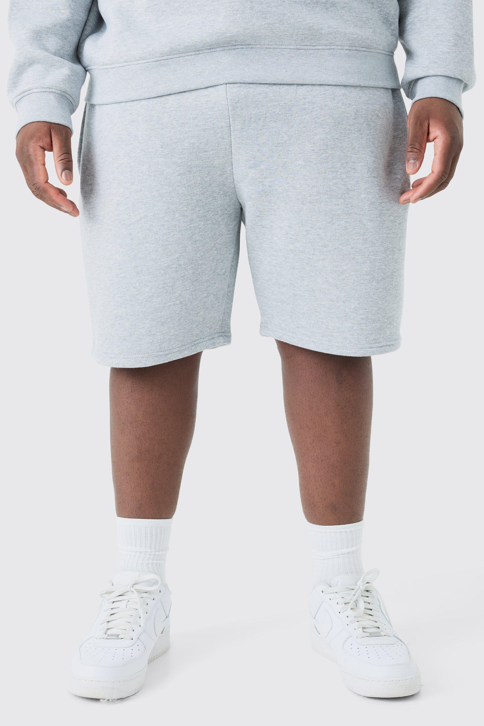 Image of Pantaloncini comodi Plus Size in jersey, Grigio