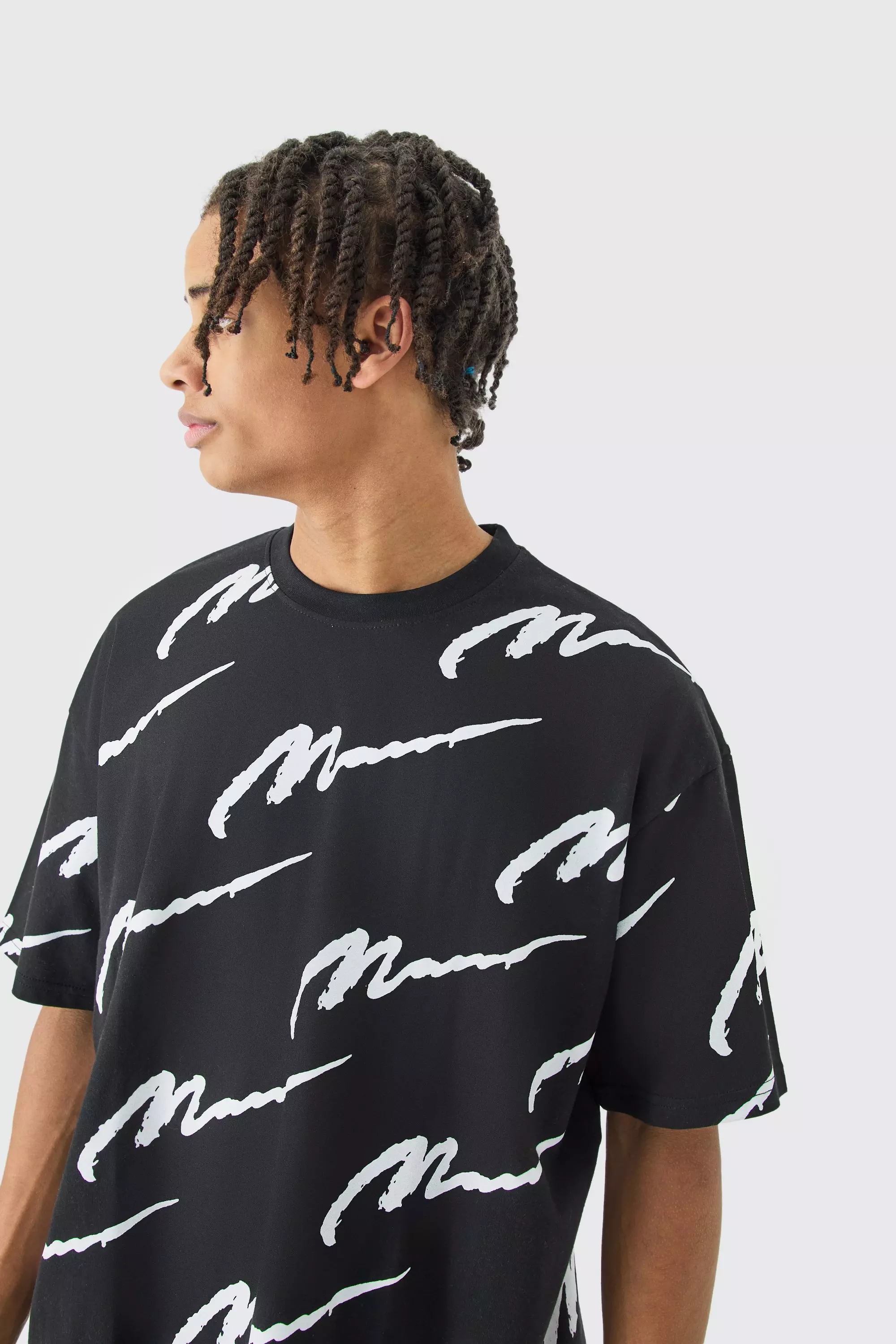 Signature Oversized T-Shirt - Black