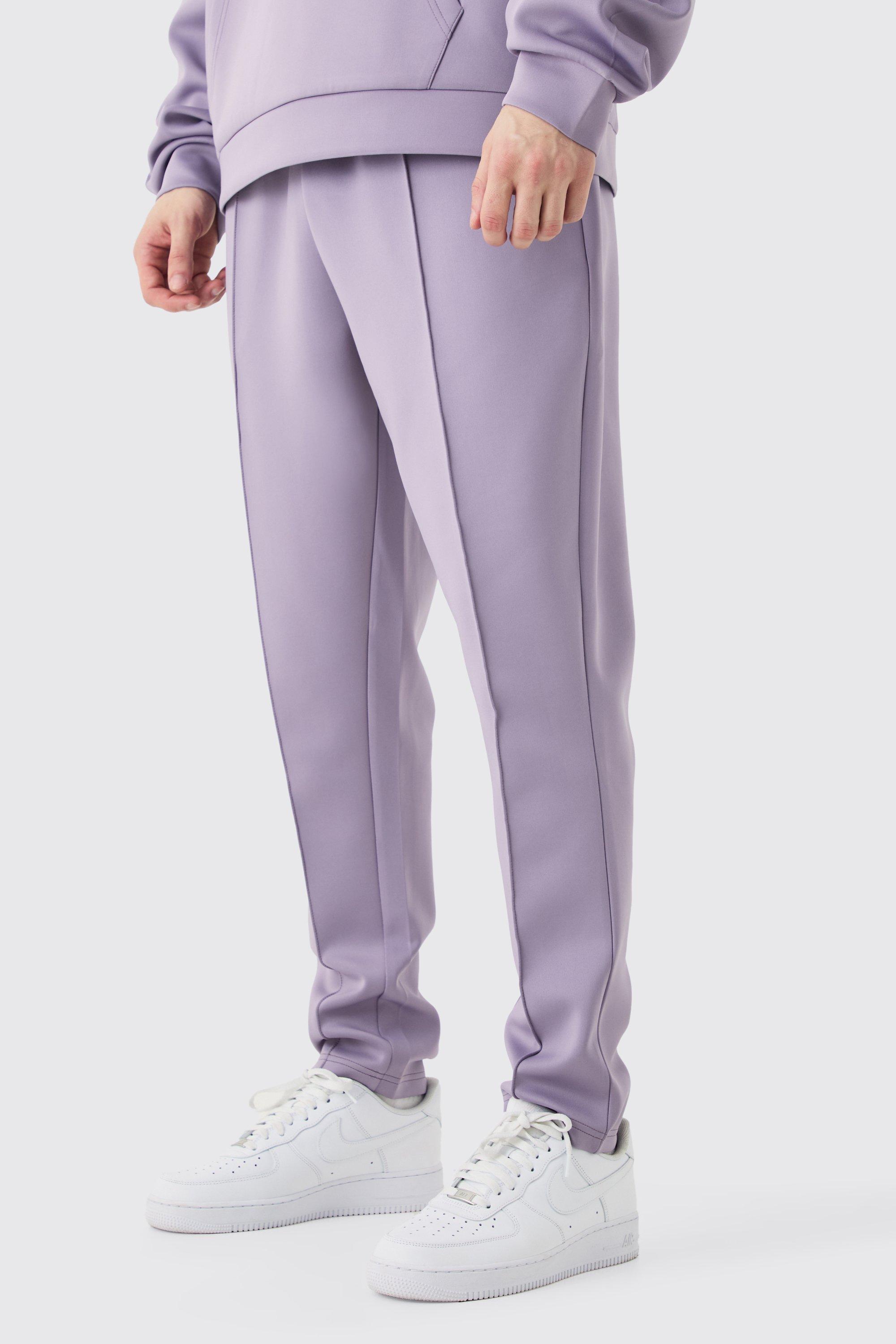 Image of Pantaloni tuta Tall affusolati alla caviglia in Scuba, Purple