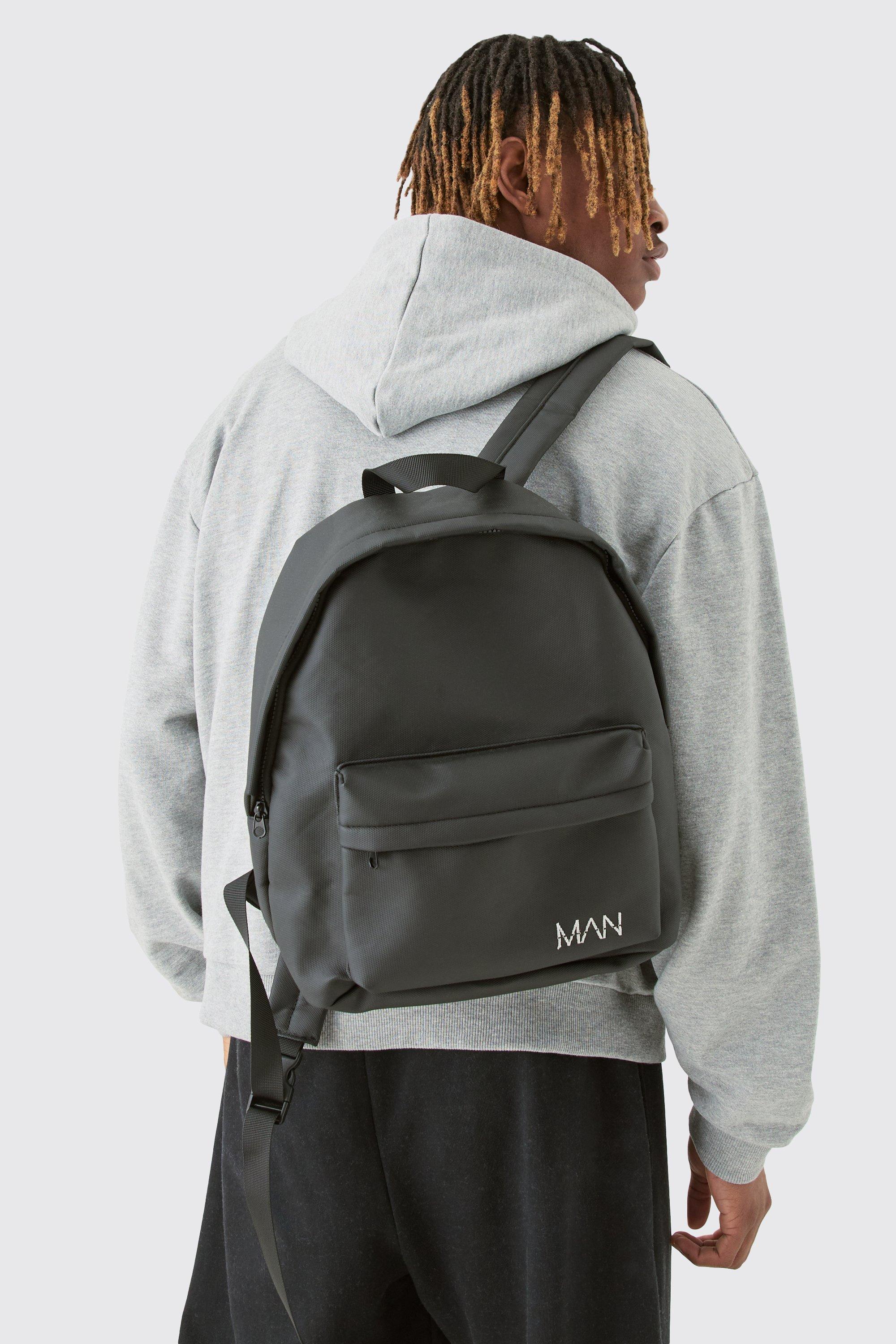 Mens Man Dash Basic Rucksack In Black, Black