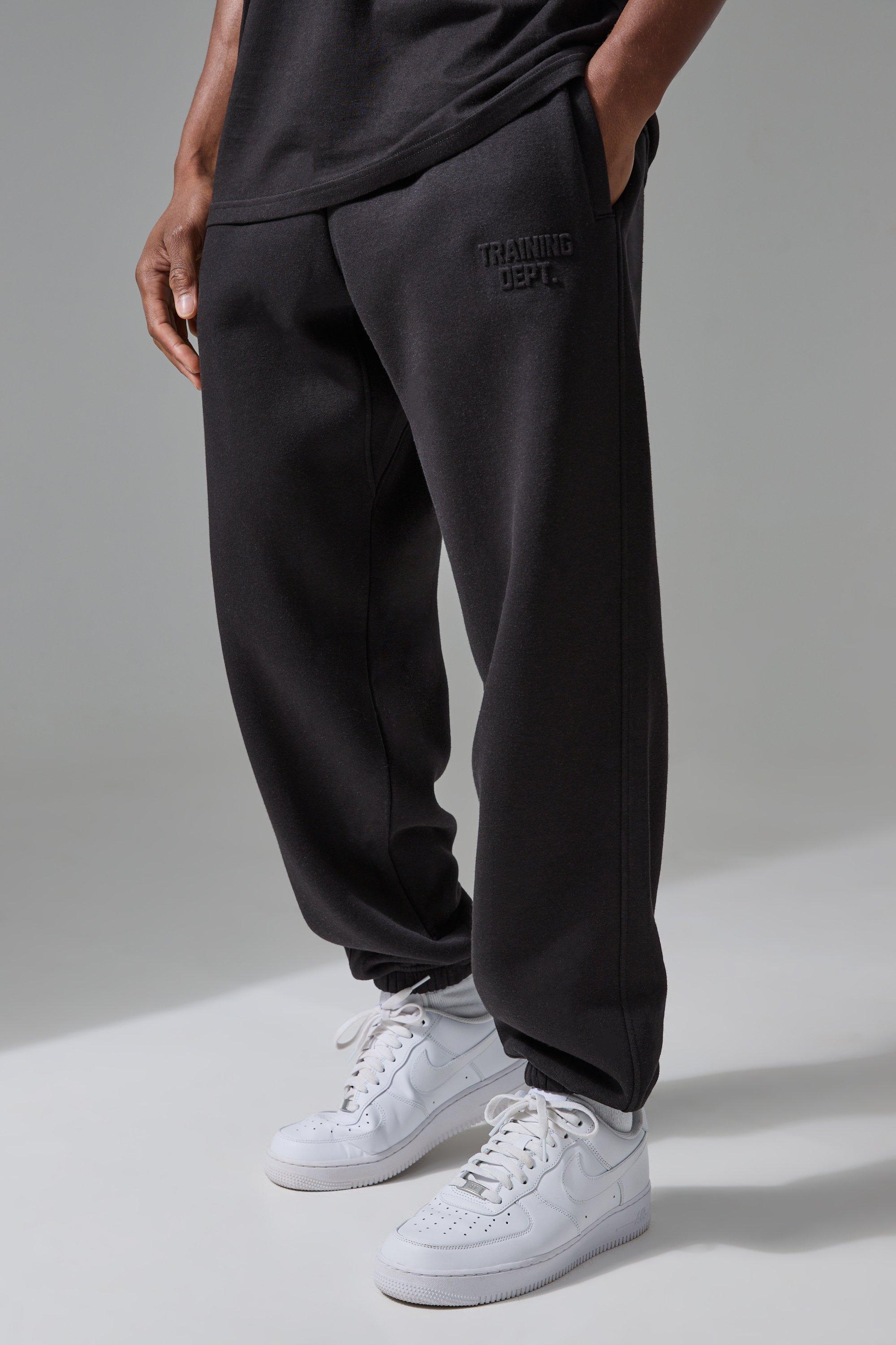 Pantaloni tuta oversize Man Active Training Dept, Nero