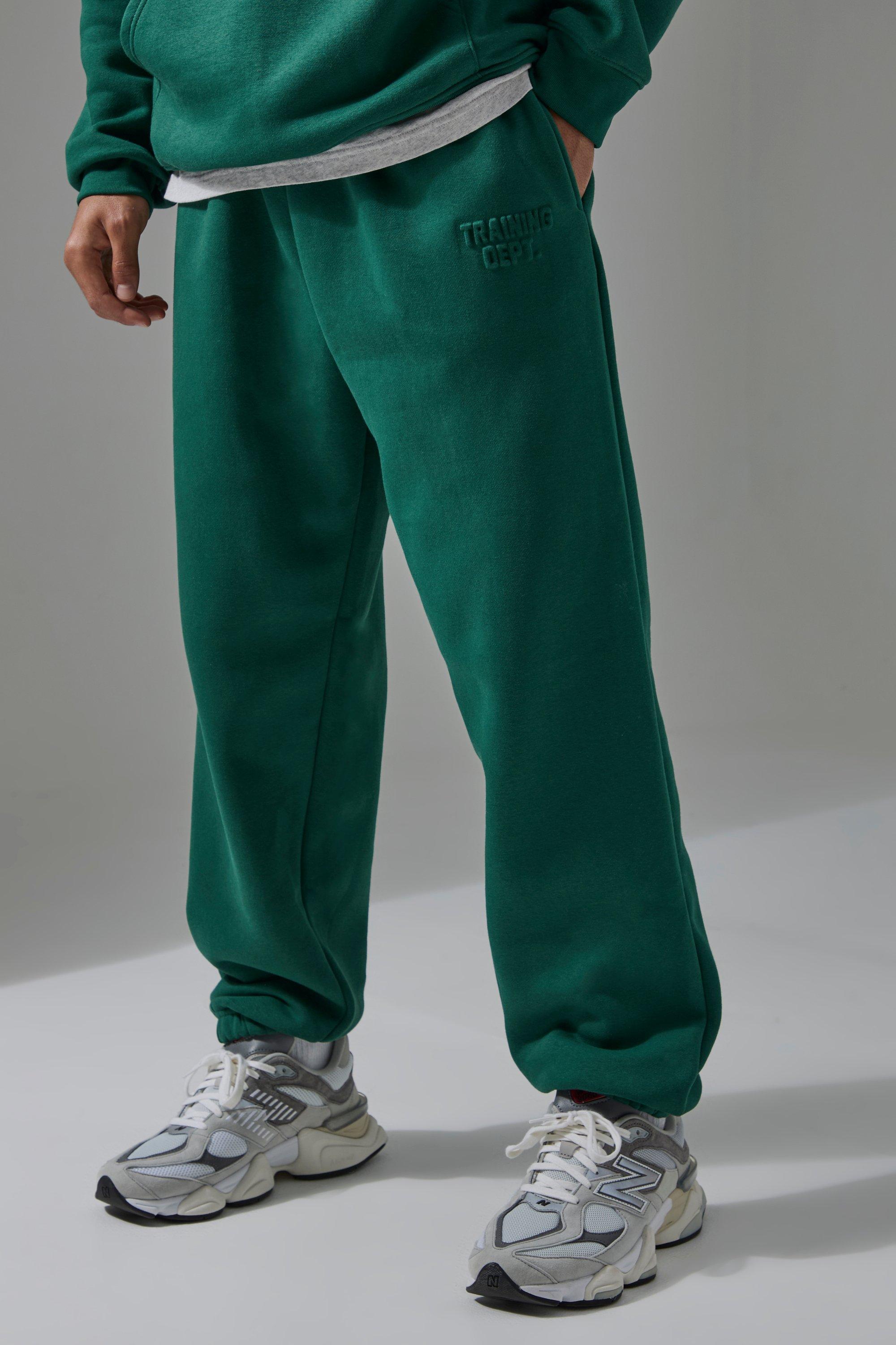 Pantaloni tuta oversize Man Active Training Dept, Verde