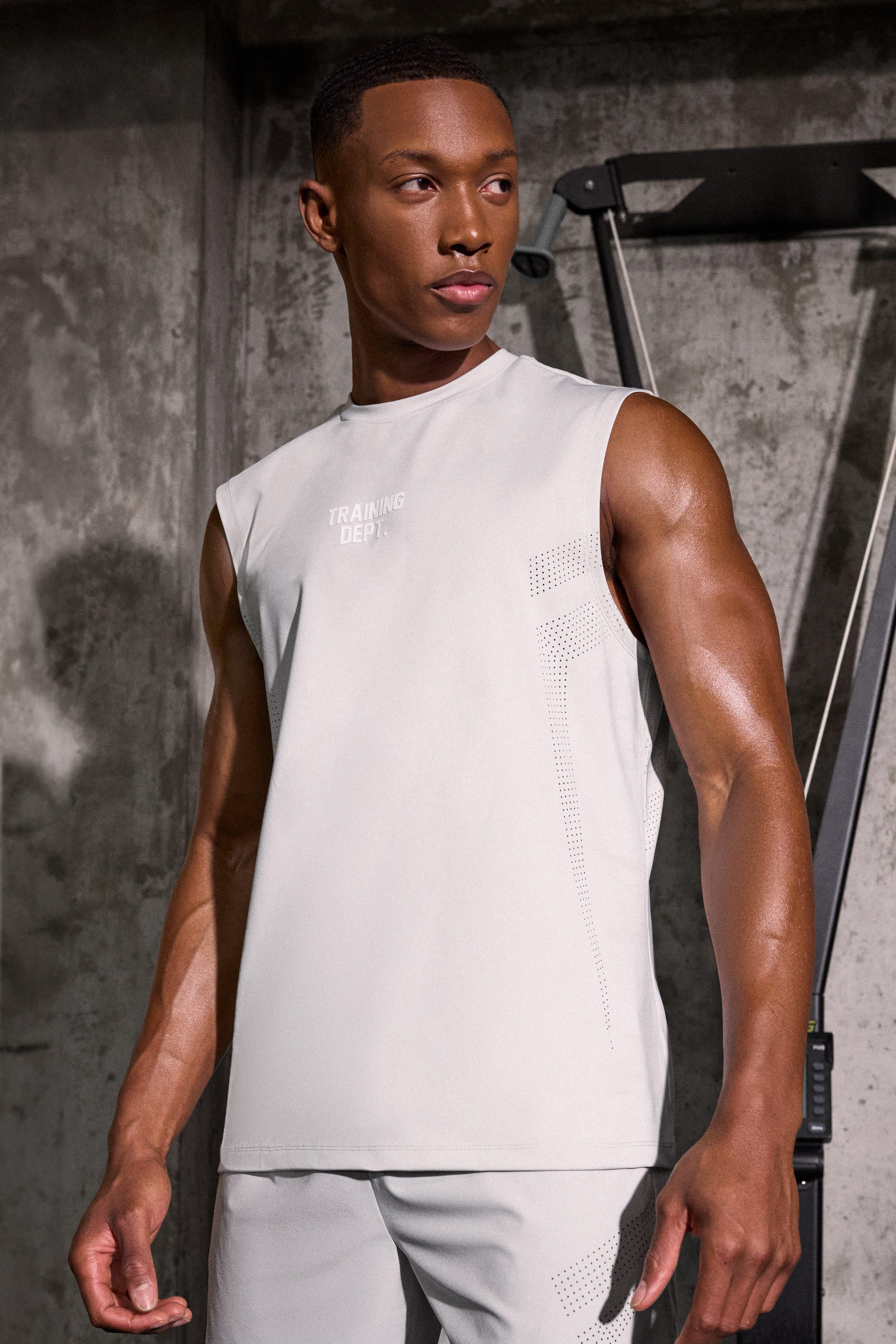 Image of Active Training Dept Perforated Performance Tank, Grigio