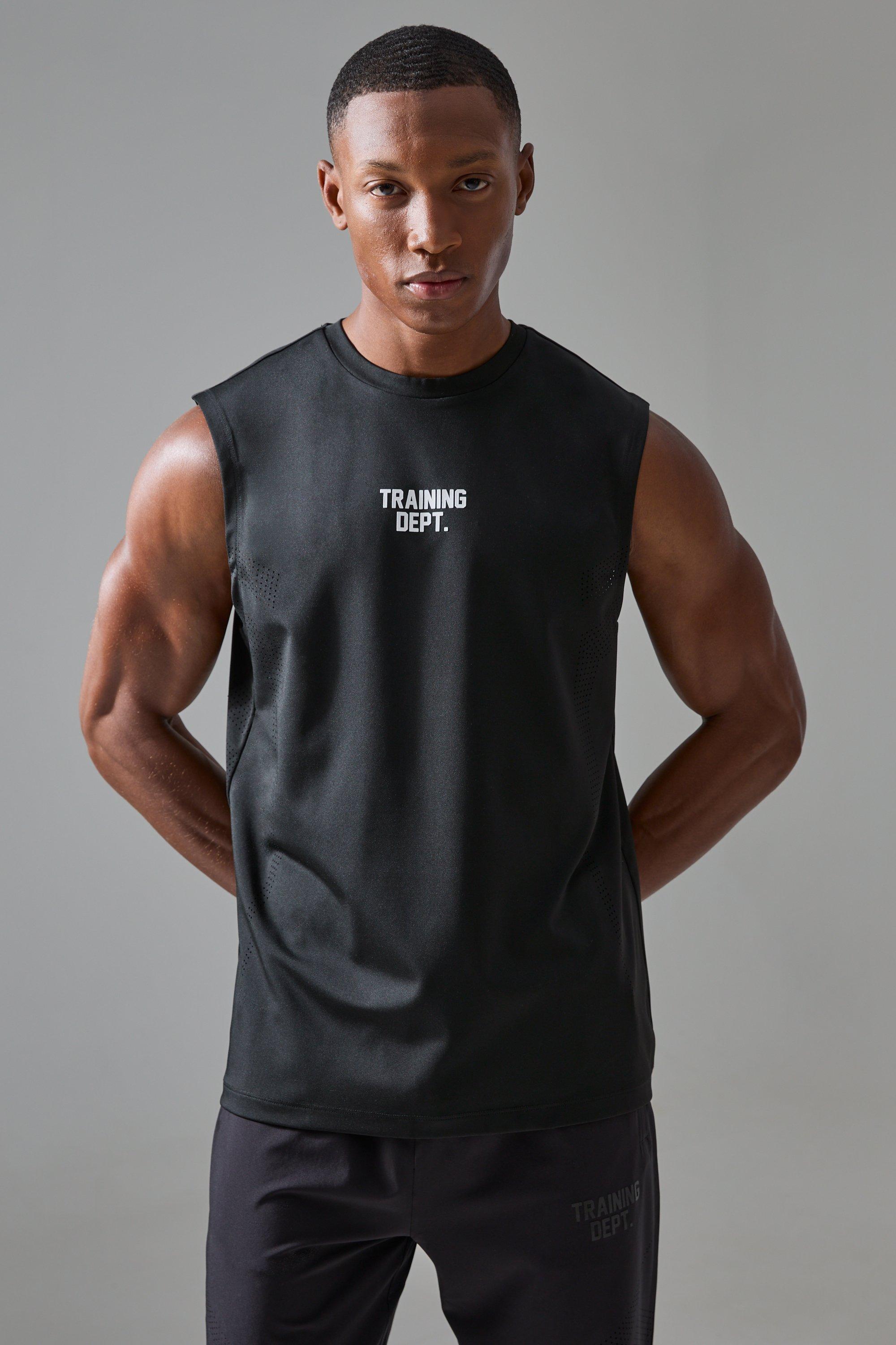 Image of Active Training Dept Perforated Performance Tank, Nero