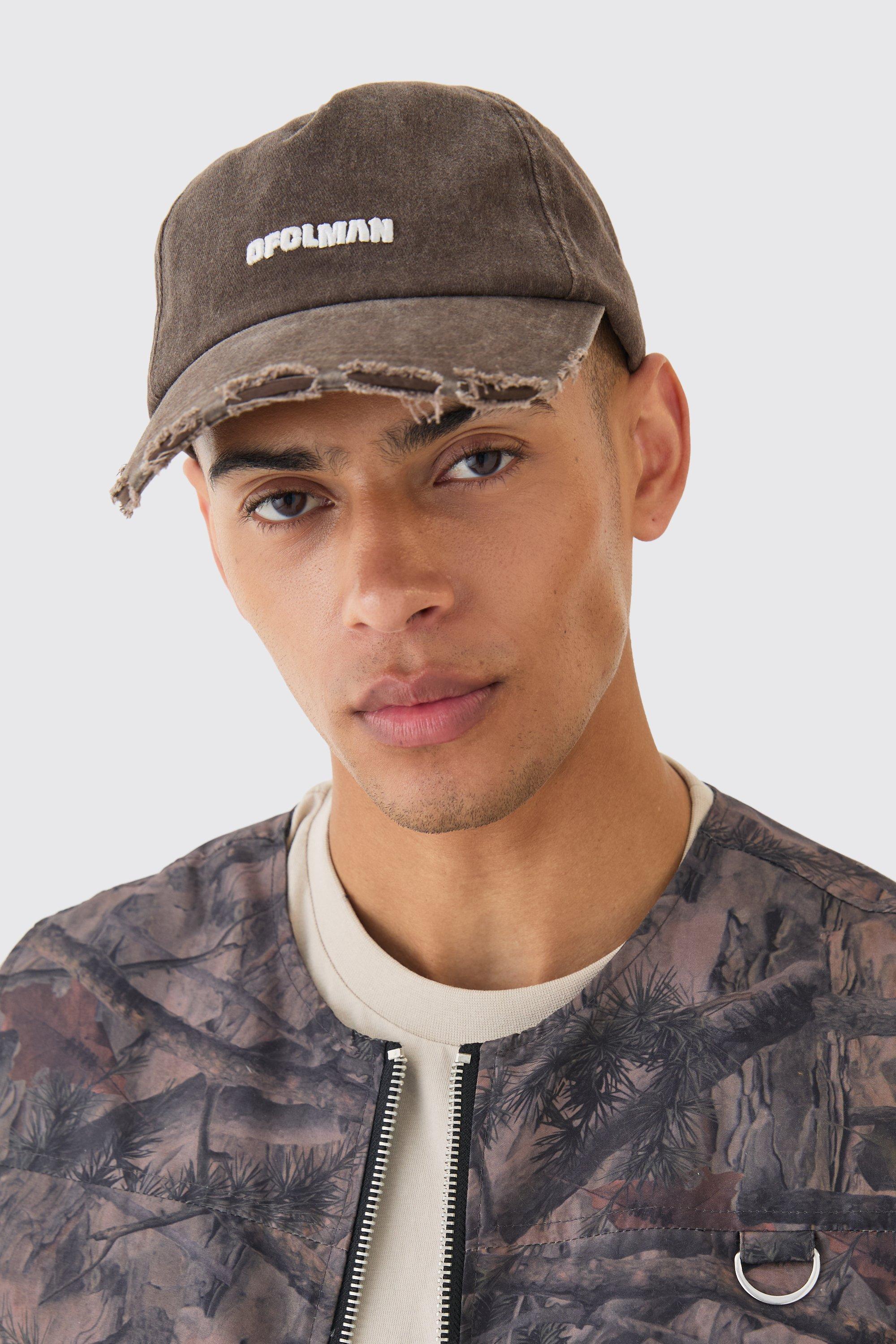 Boohoo Ofcl 3D Embroidered Cap In Chocolate, Chocolate