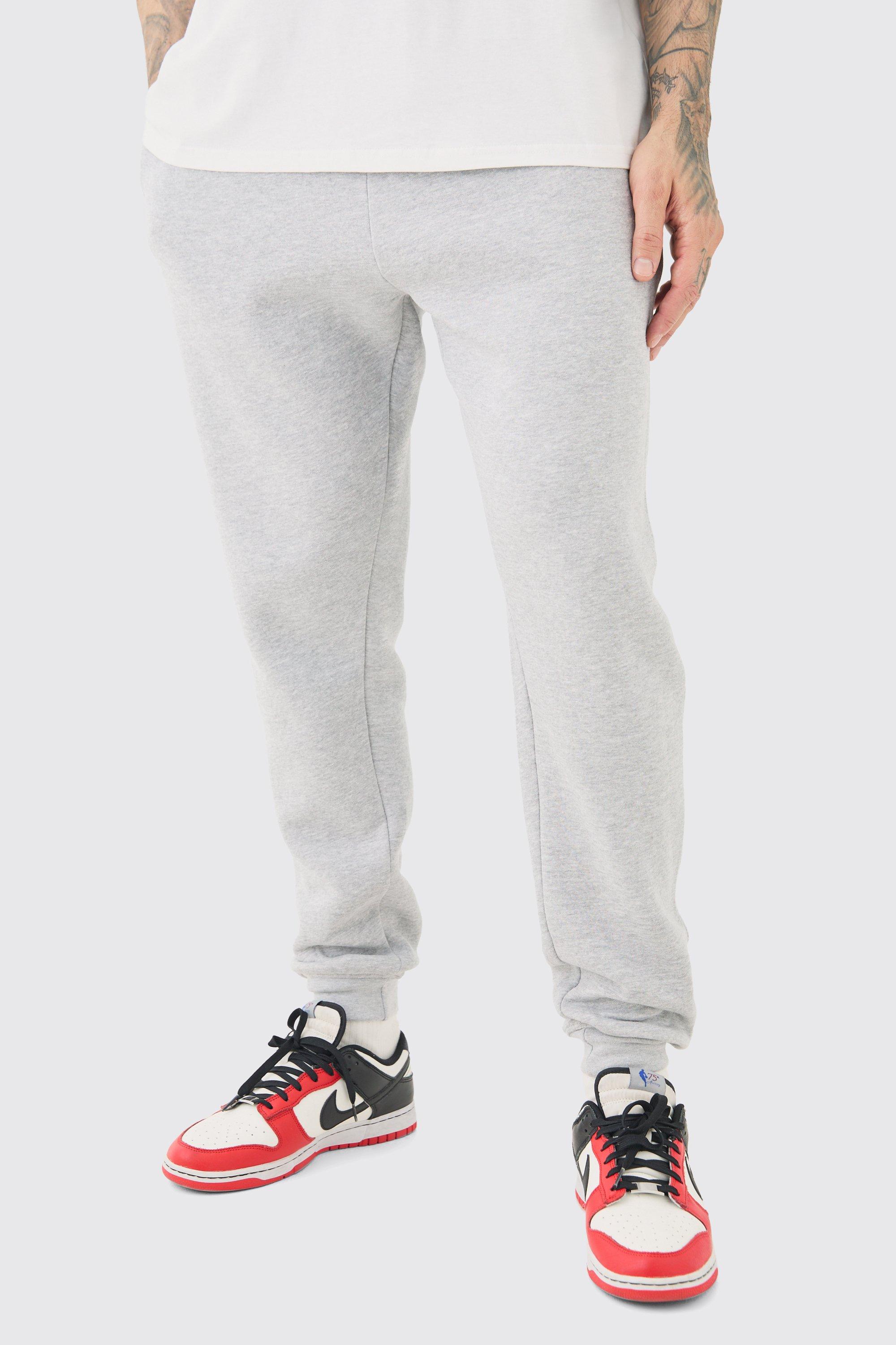 Image of Tall Basic Skinny Fit Jogger In Grey Marl, Grigio