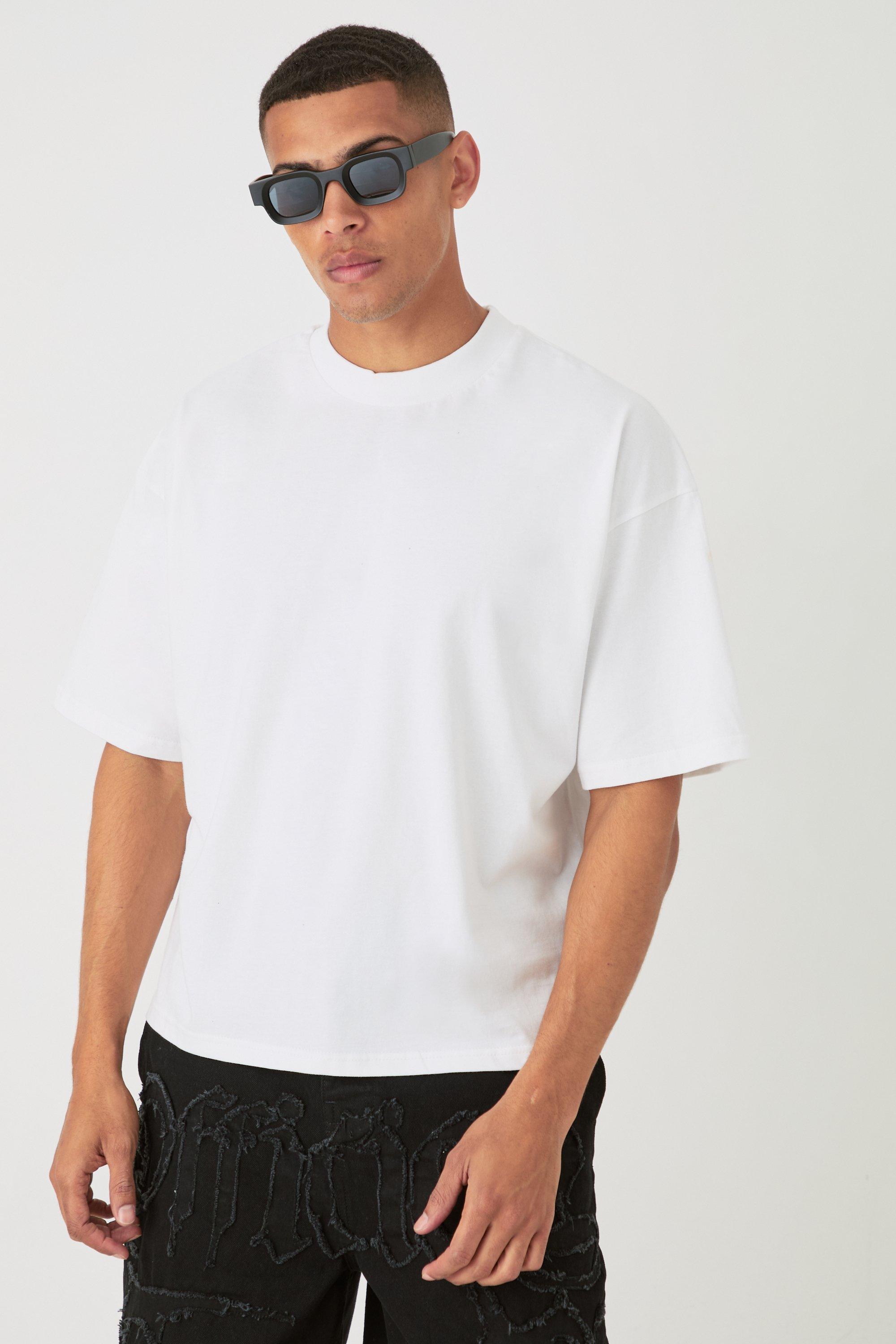 Image of Oversized Boxy Heavyweight T-shirt, Bianco