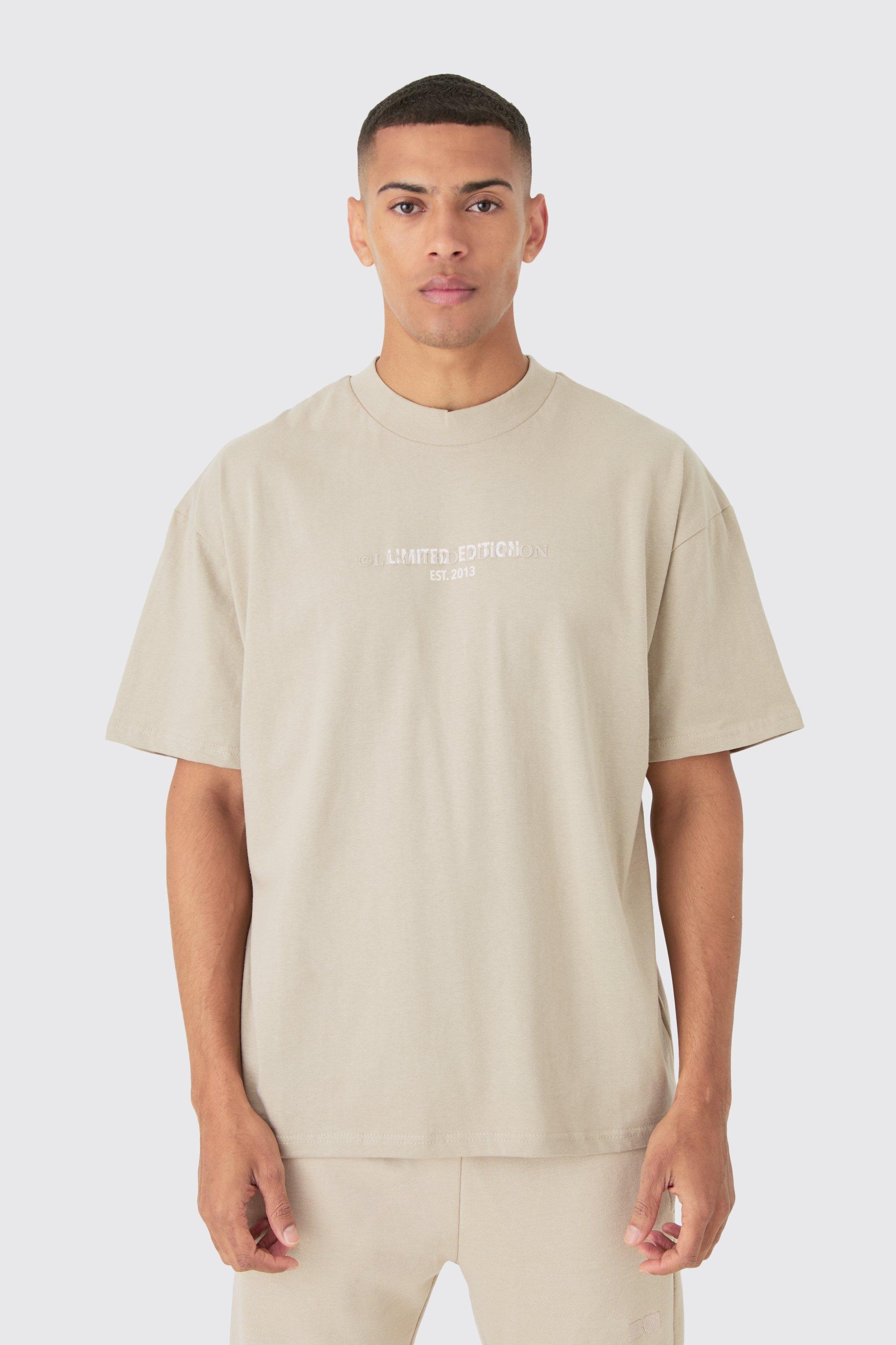 Image of Oversized Limited Heavy T-shirt, Beige