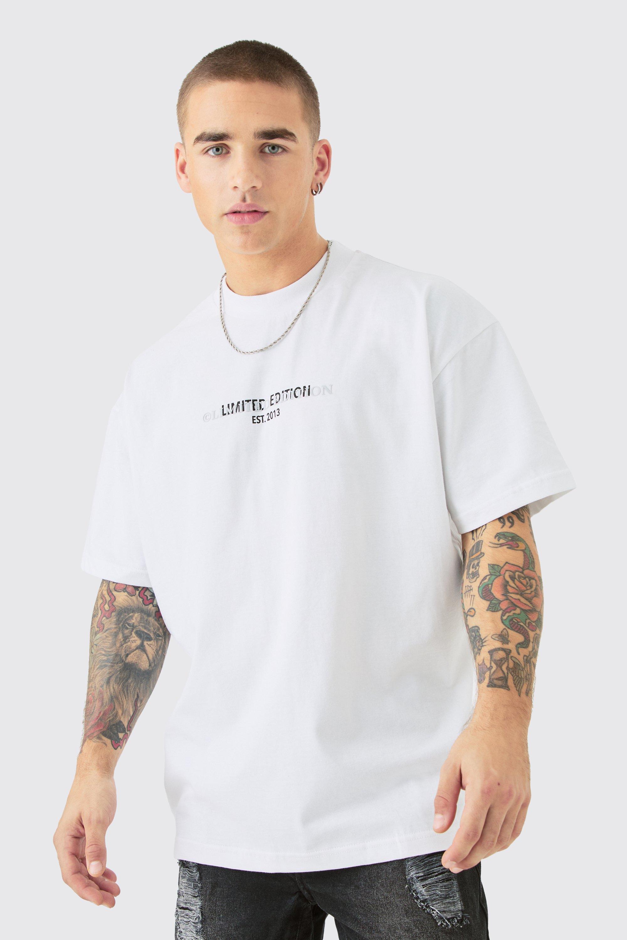 Image of Oversized Limited Heavy T-shirt, Bianco