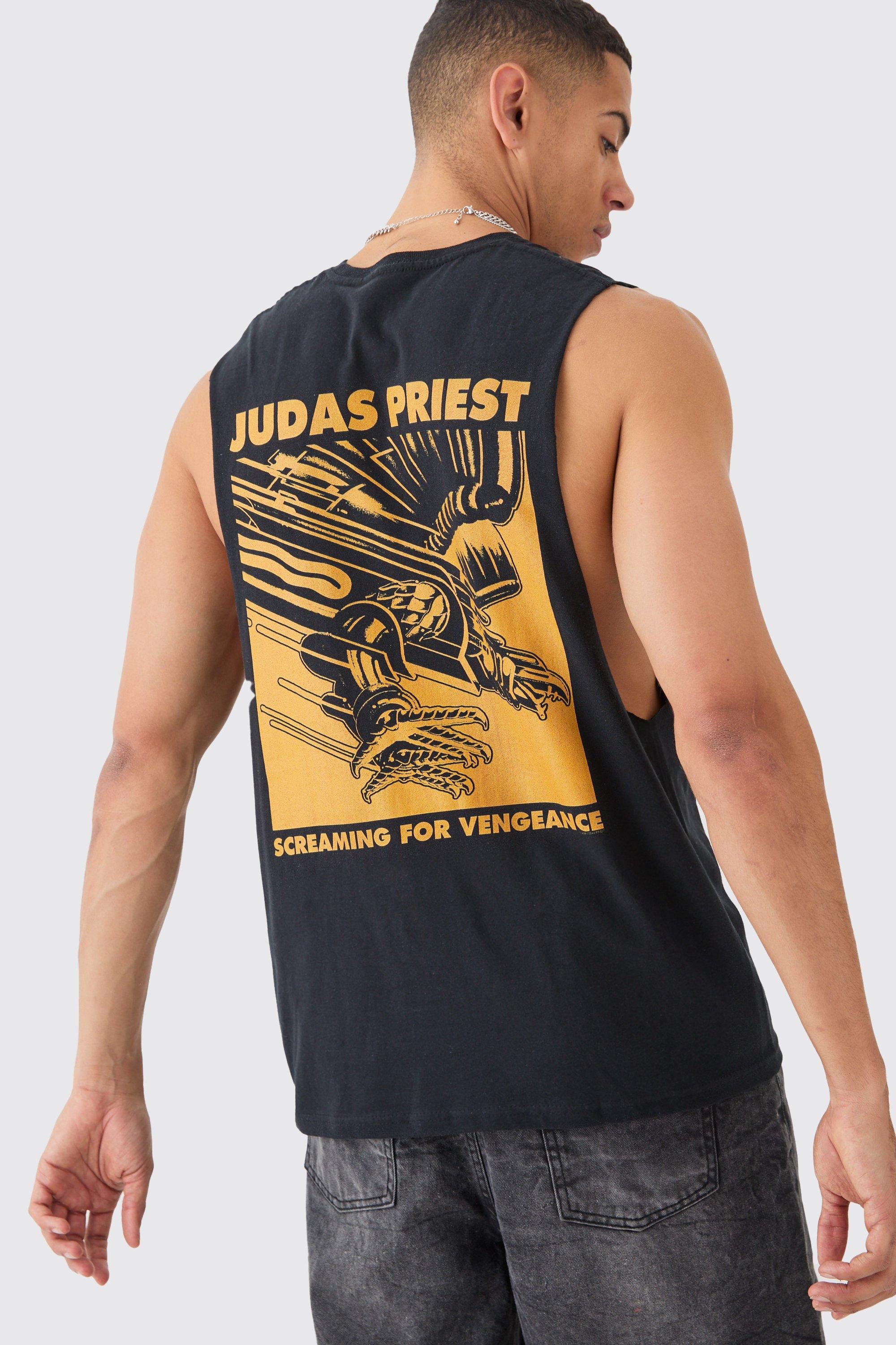 Image of Canotta oversize ufficiale Judas Priest, Nero