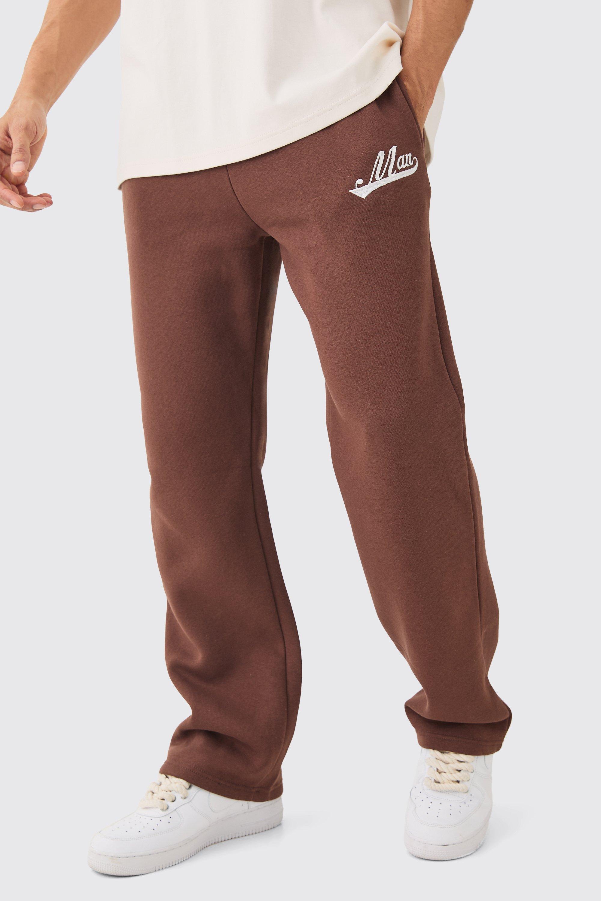 Image of Man Relaxed Fit Jogger, Brown