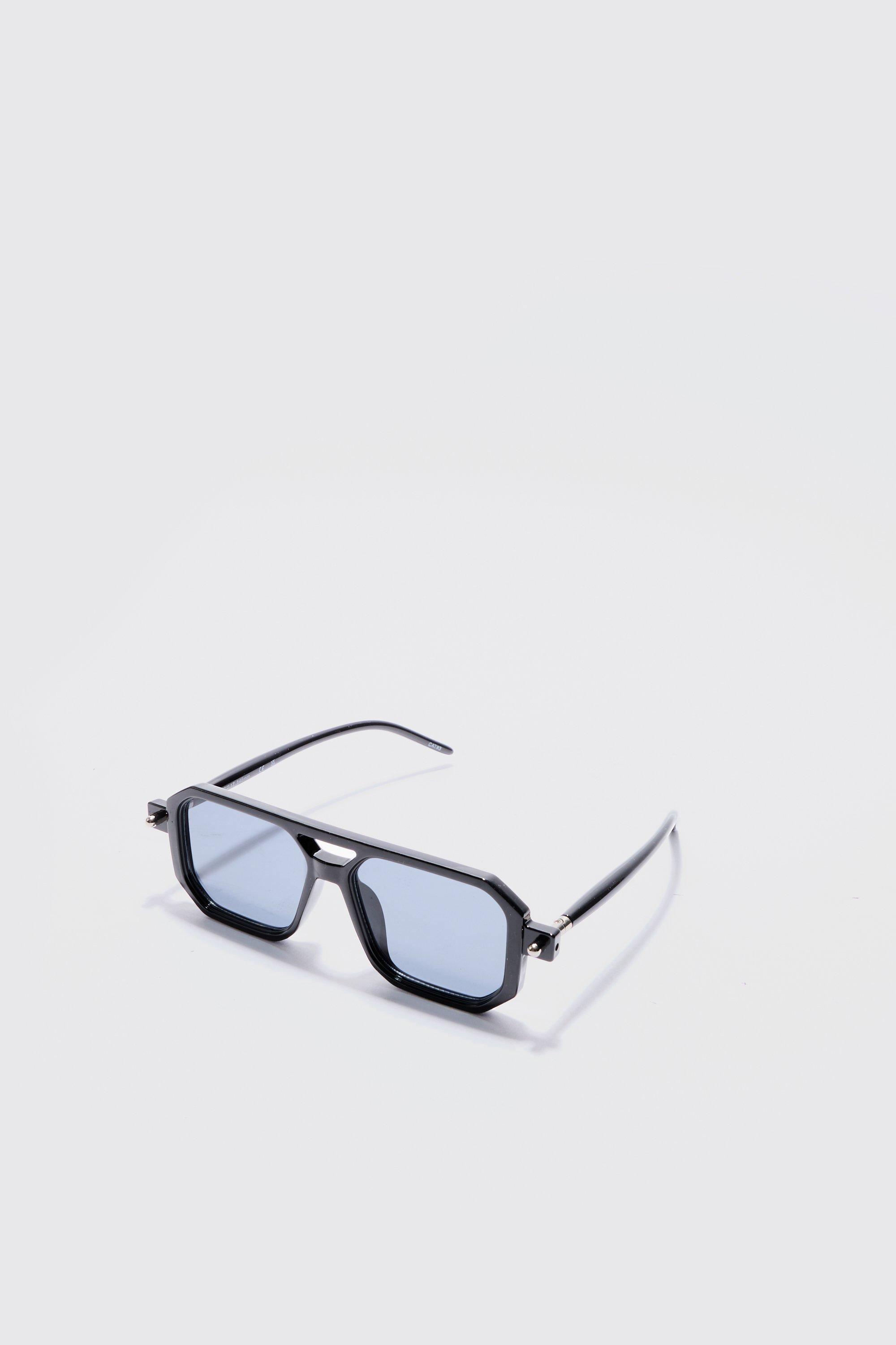 Image of Aviator Sunglasses In Black, Nero