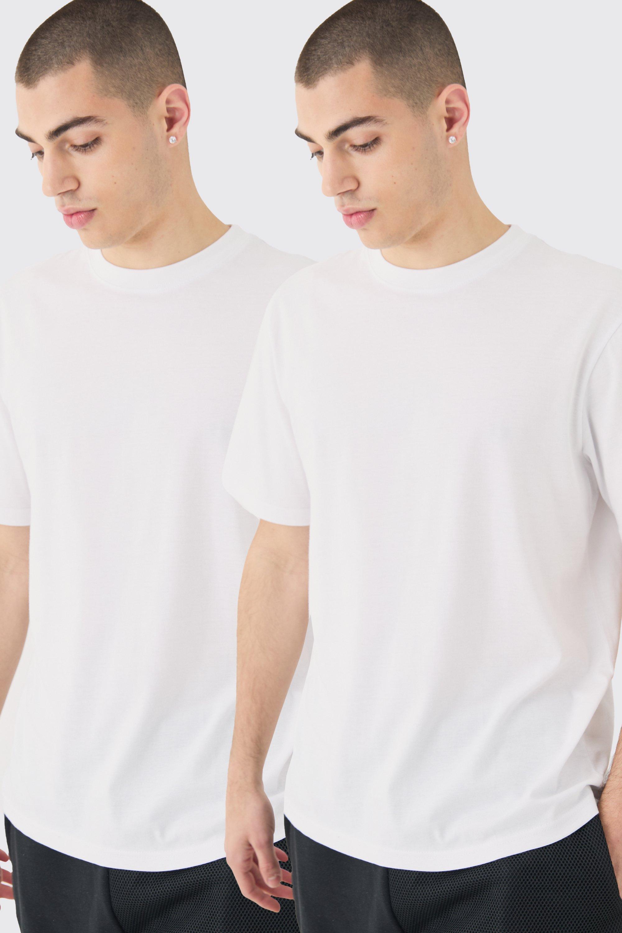 Image of 2 Pack Basic T-shirt, Bianco