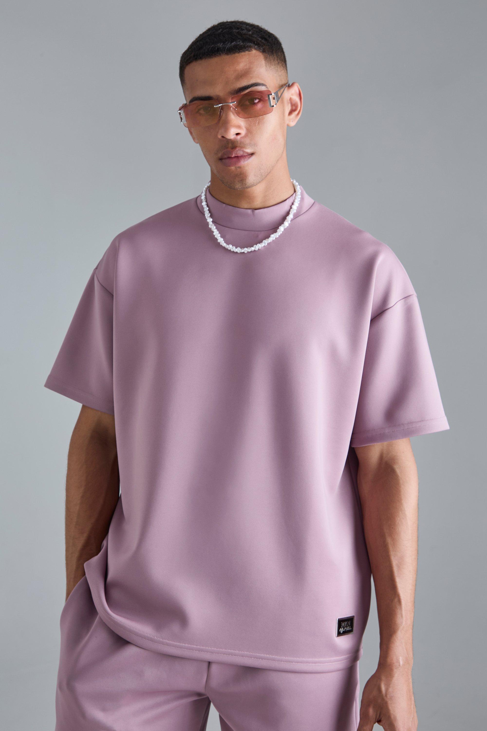 Image of Oversized Scuba T-shirt, Purple