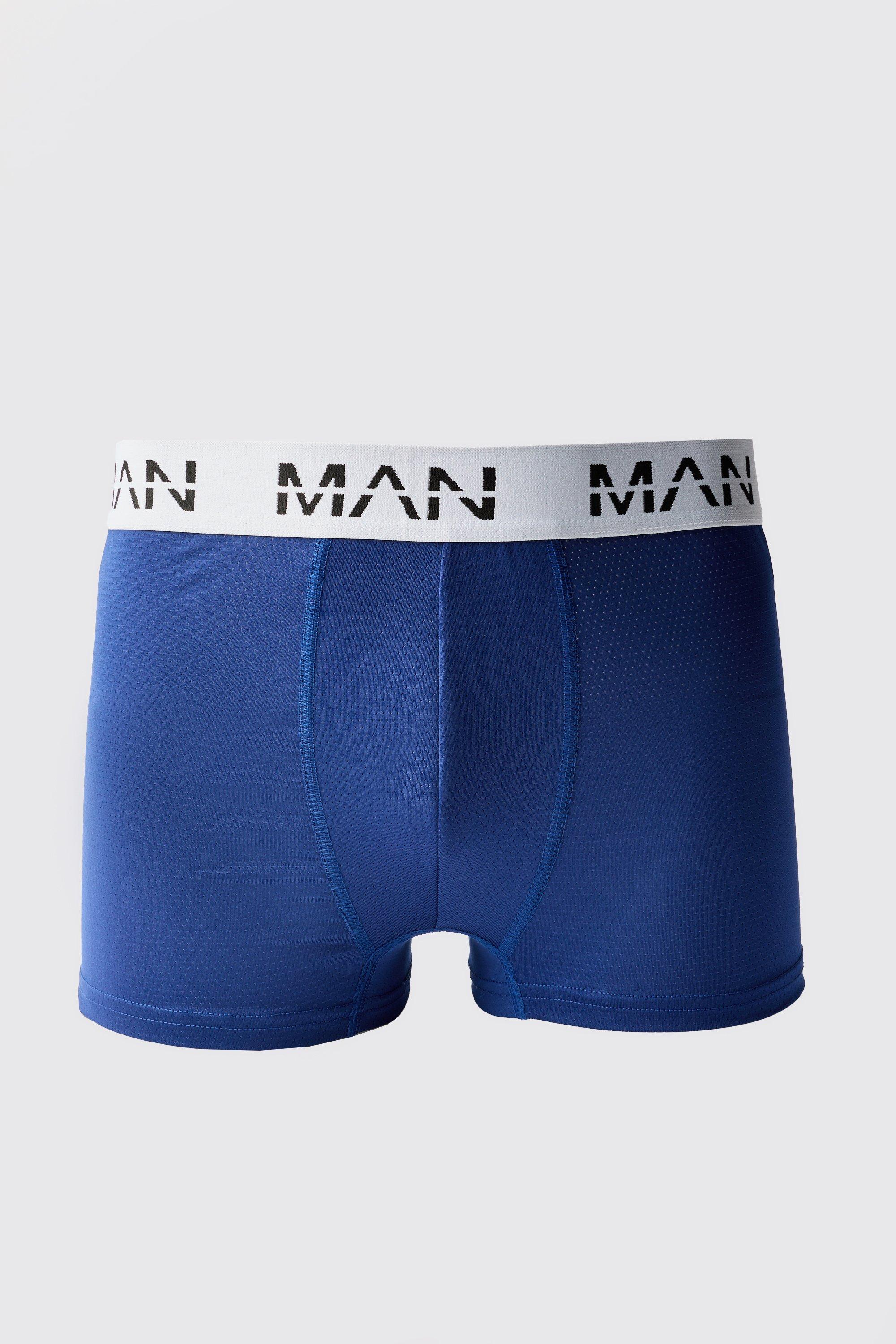 Man Active Performance Boxer, Navy