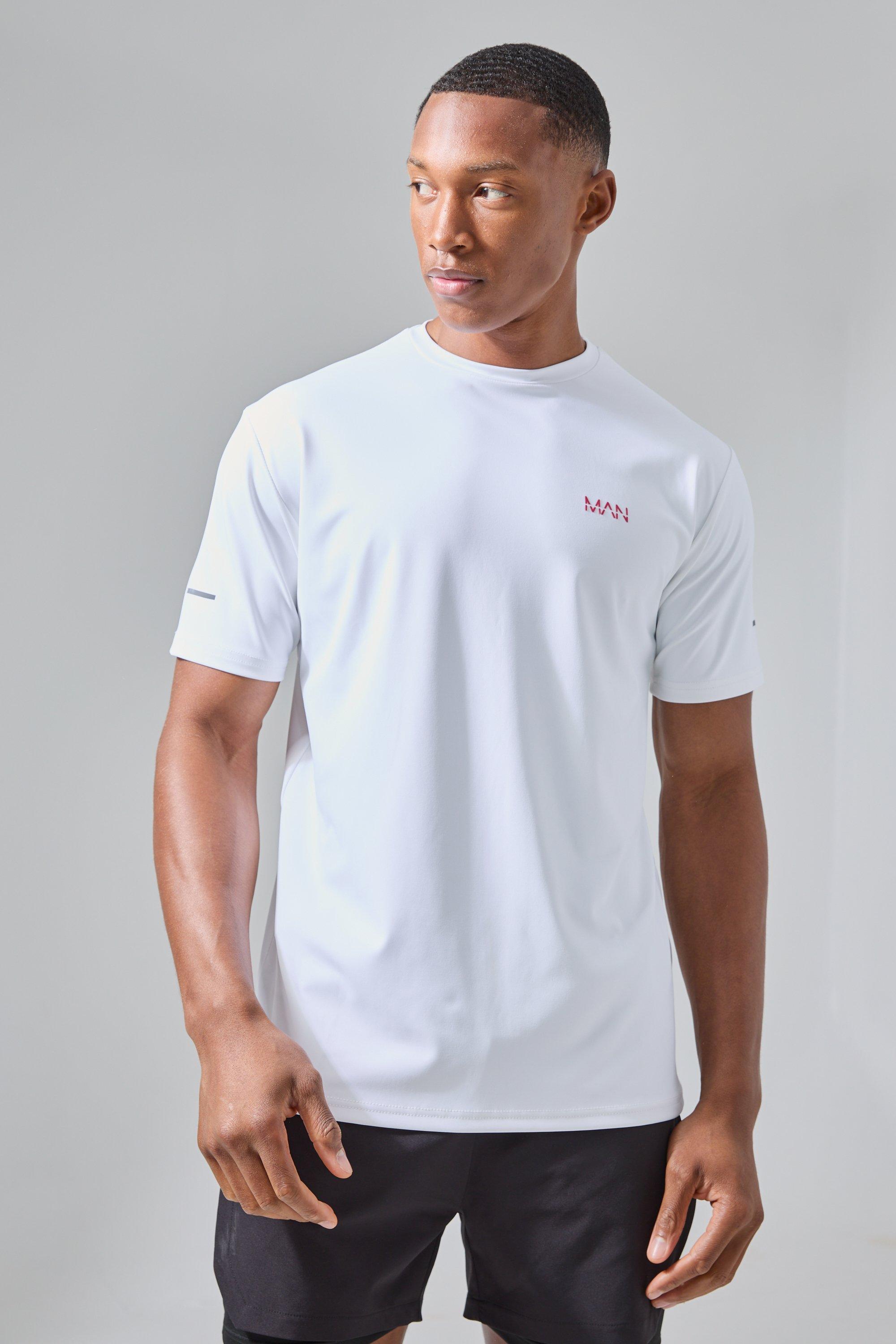 Image of Man Active Performance T-shirt, Bianco