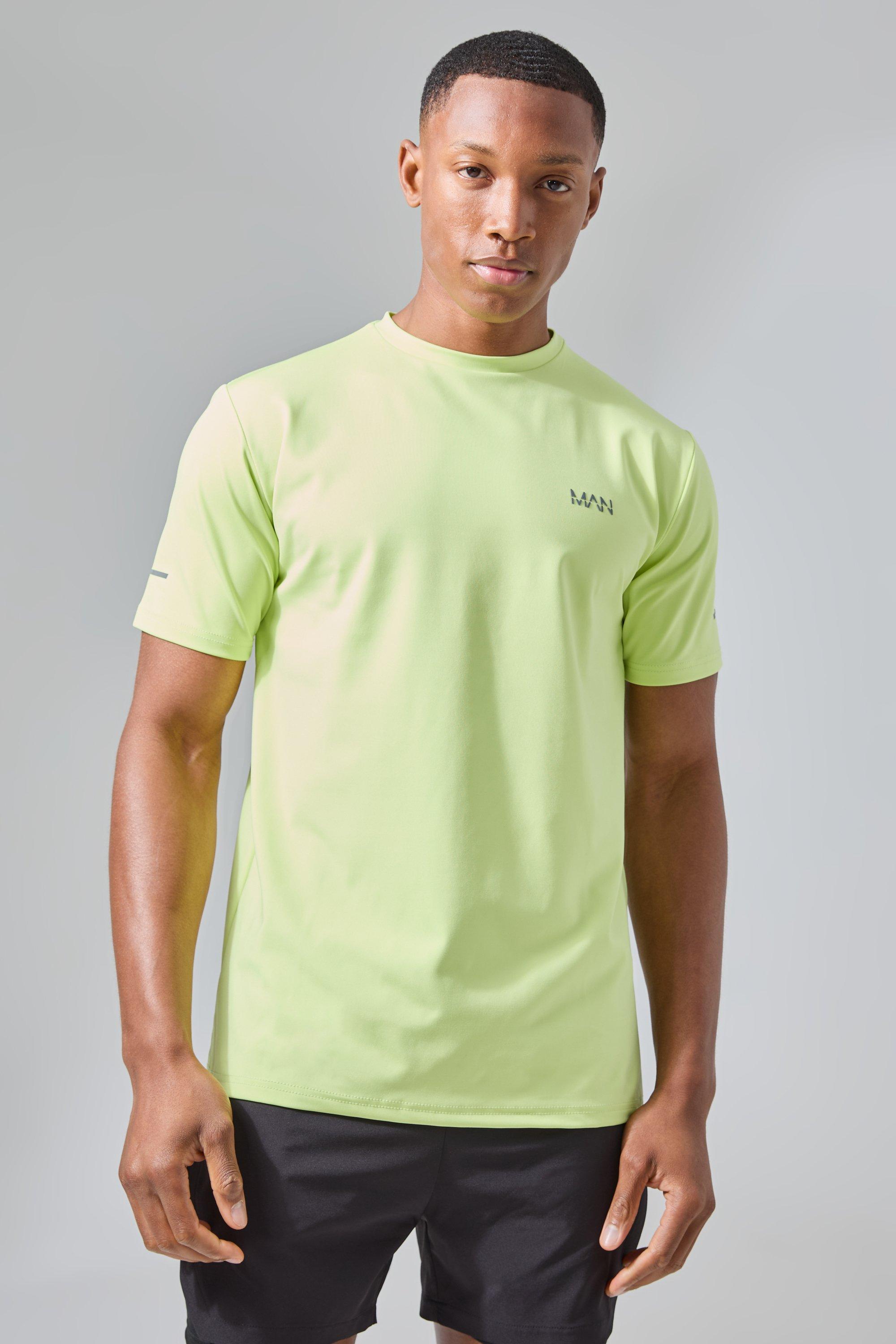 Image of Man Active Performance T-shirt, Verde
