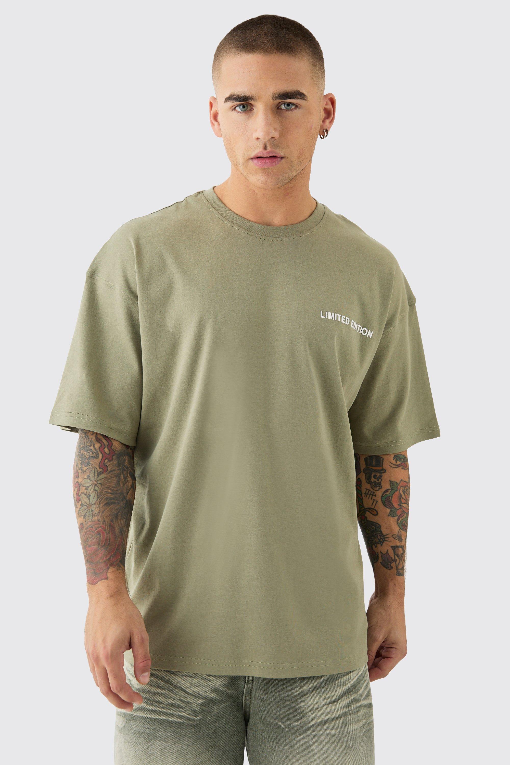 Image of Premium Oversized Super Clean Limited Interlock T-shirt, Verde