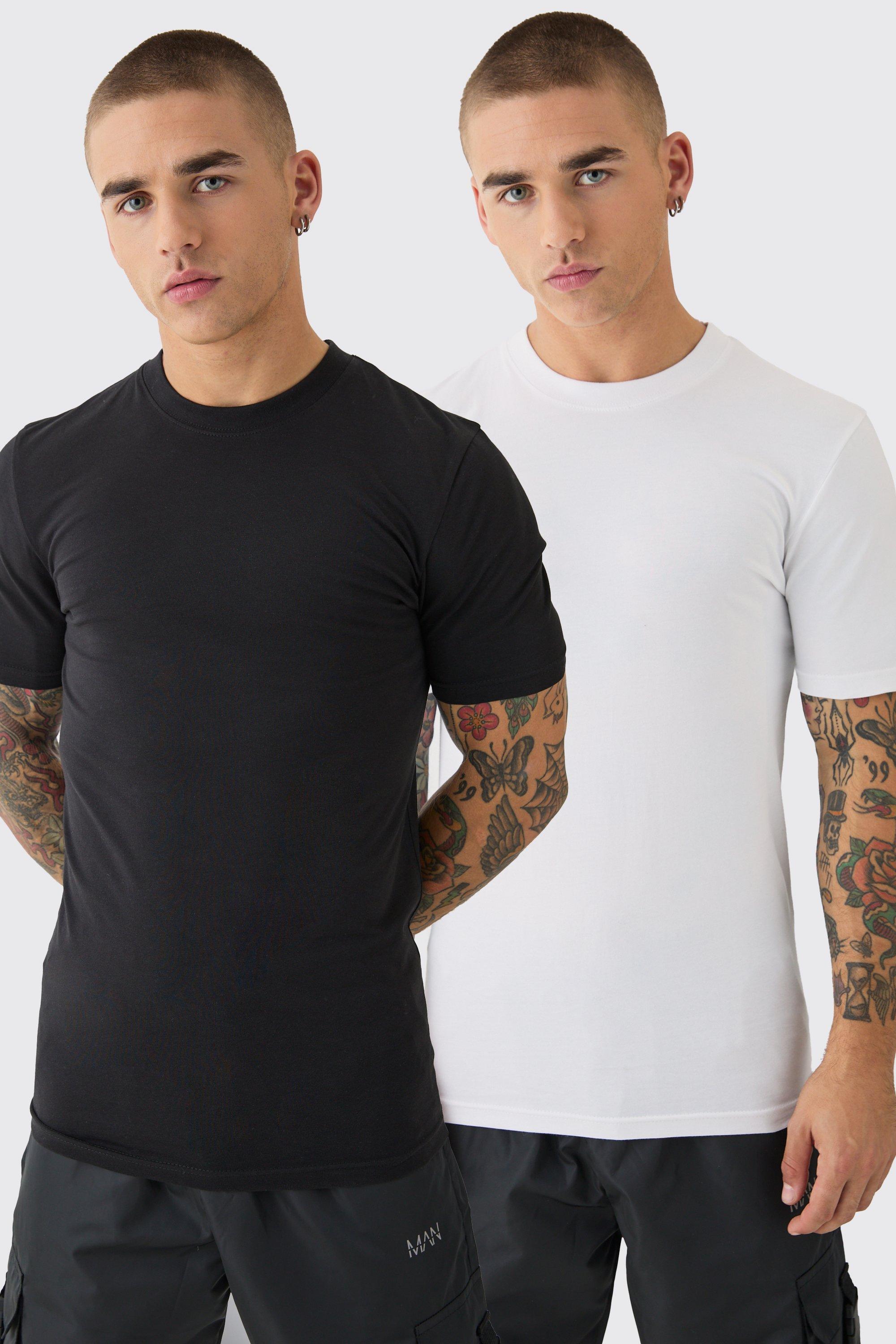 Image of 2 Pack Muscle Fit T-shirt, Multi