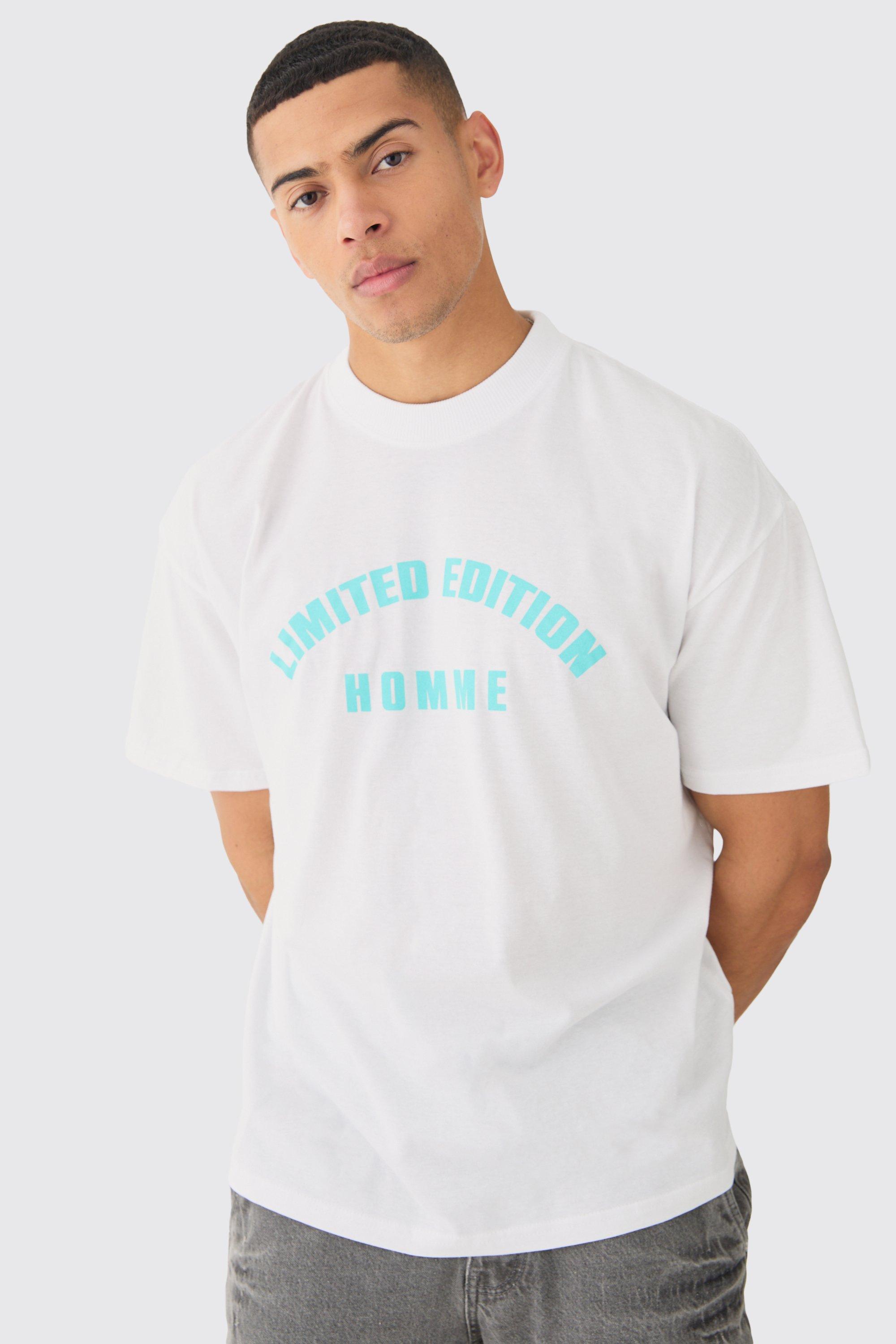 Image of T-shirt oversize Limited Edition, Bianco