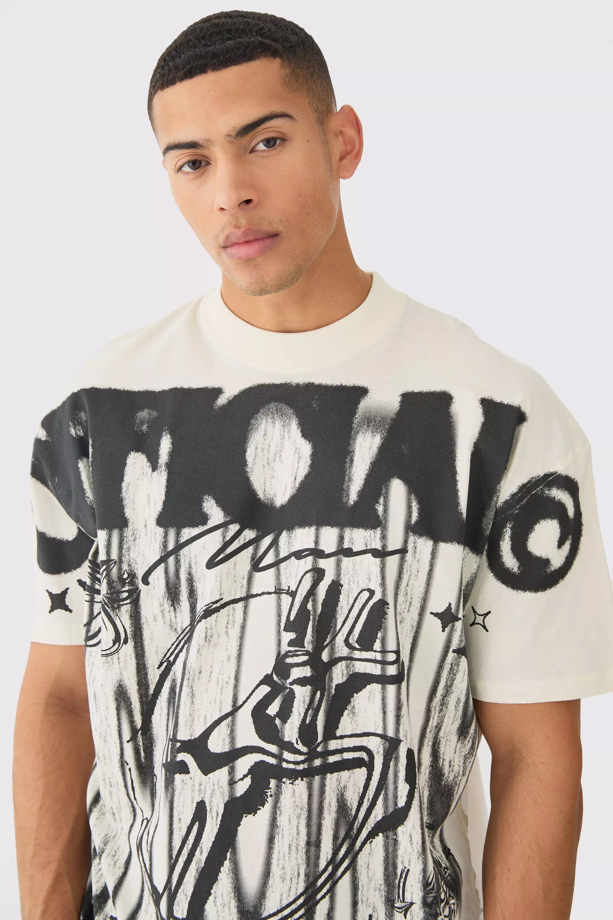 Oversized Over Seams Official Graphic T-shirt