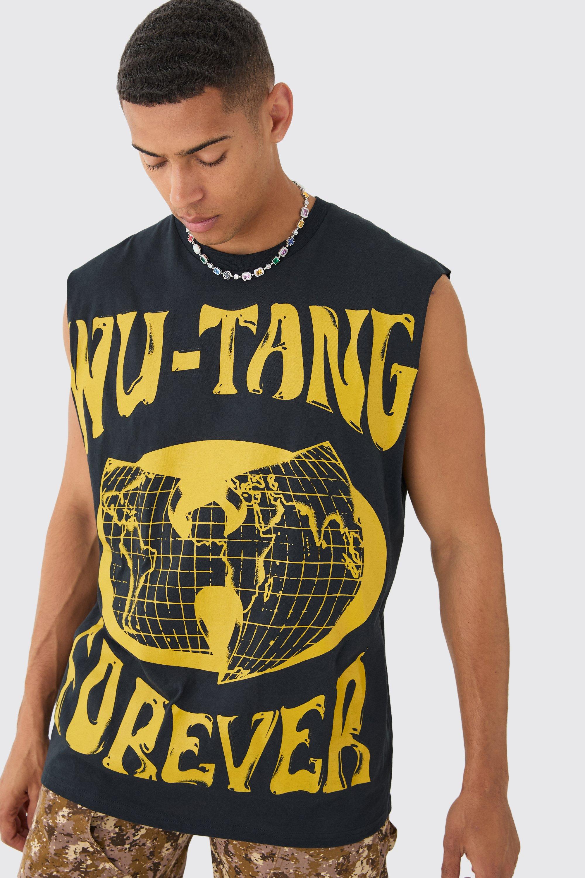 Image of Oversized Large Scale Wu Tang License Tank, Nero