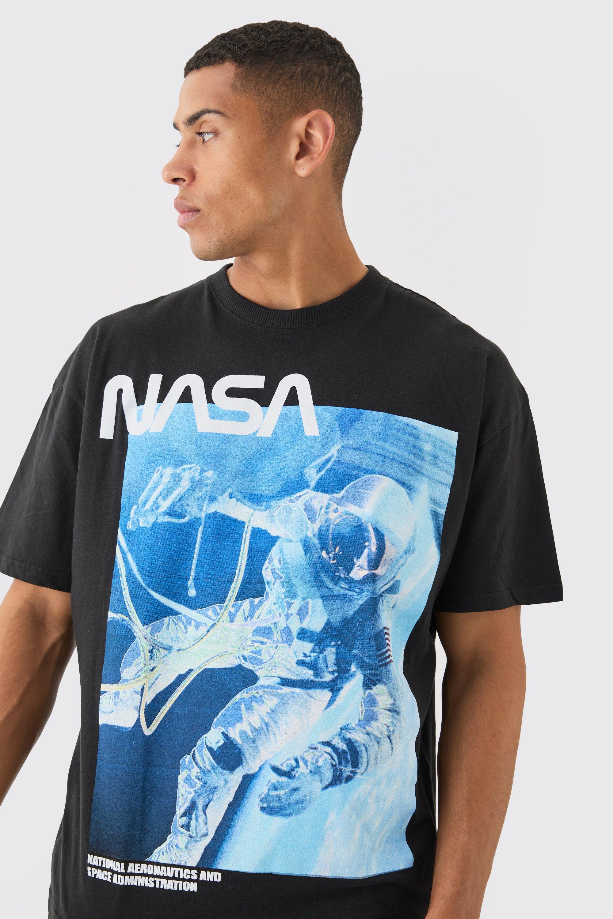 Image of Oversized Nasa License T-shirt, Nero