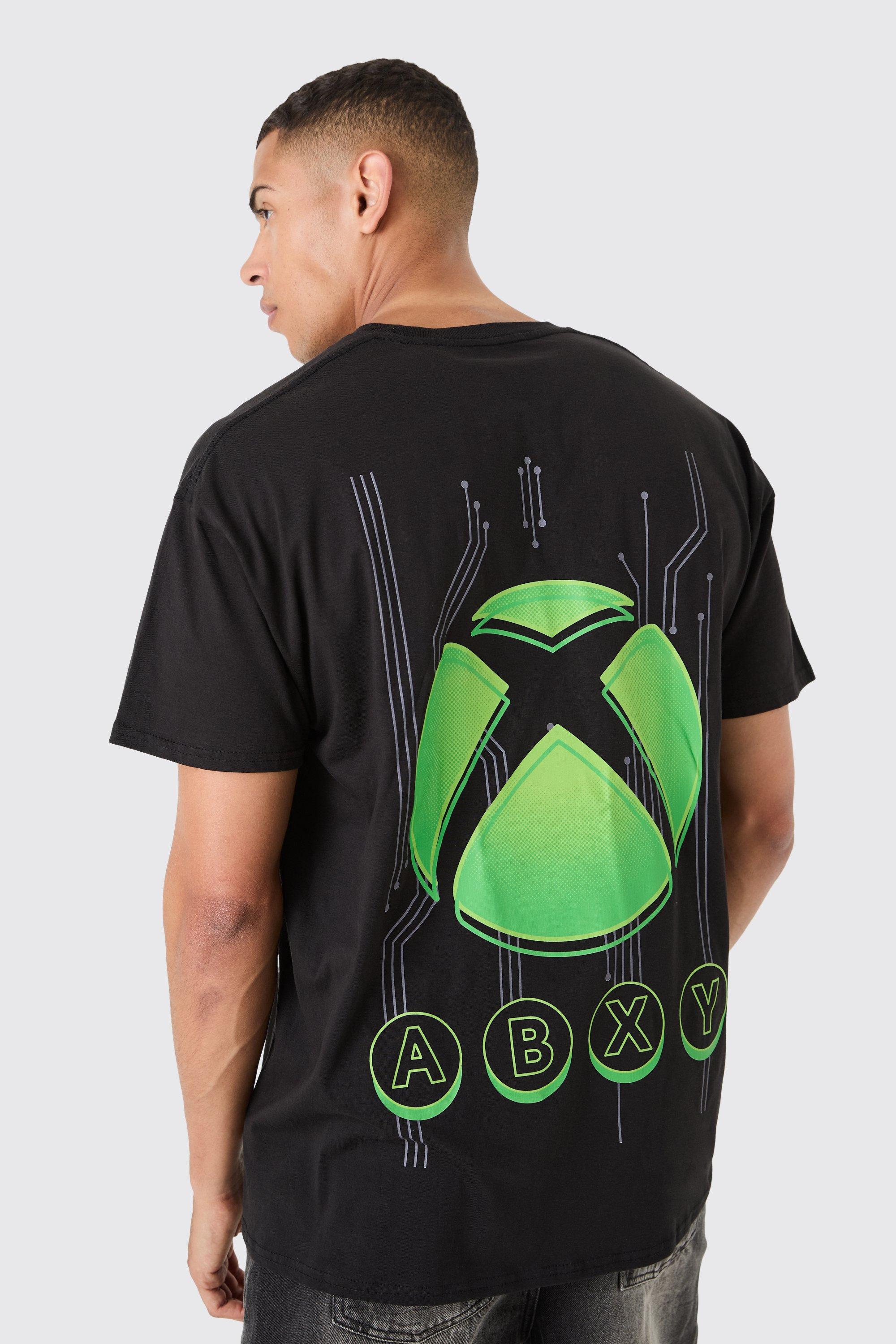 Image of Oversized Xbox Logo License T-shirt, Nero