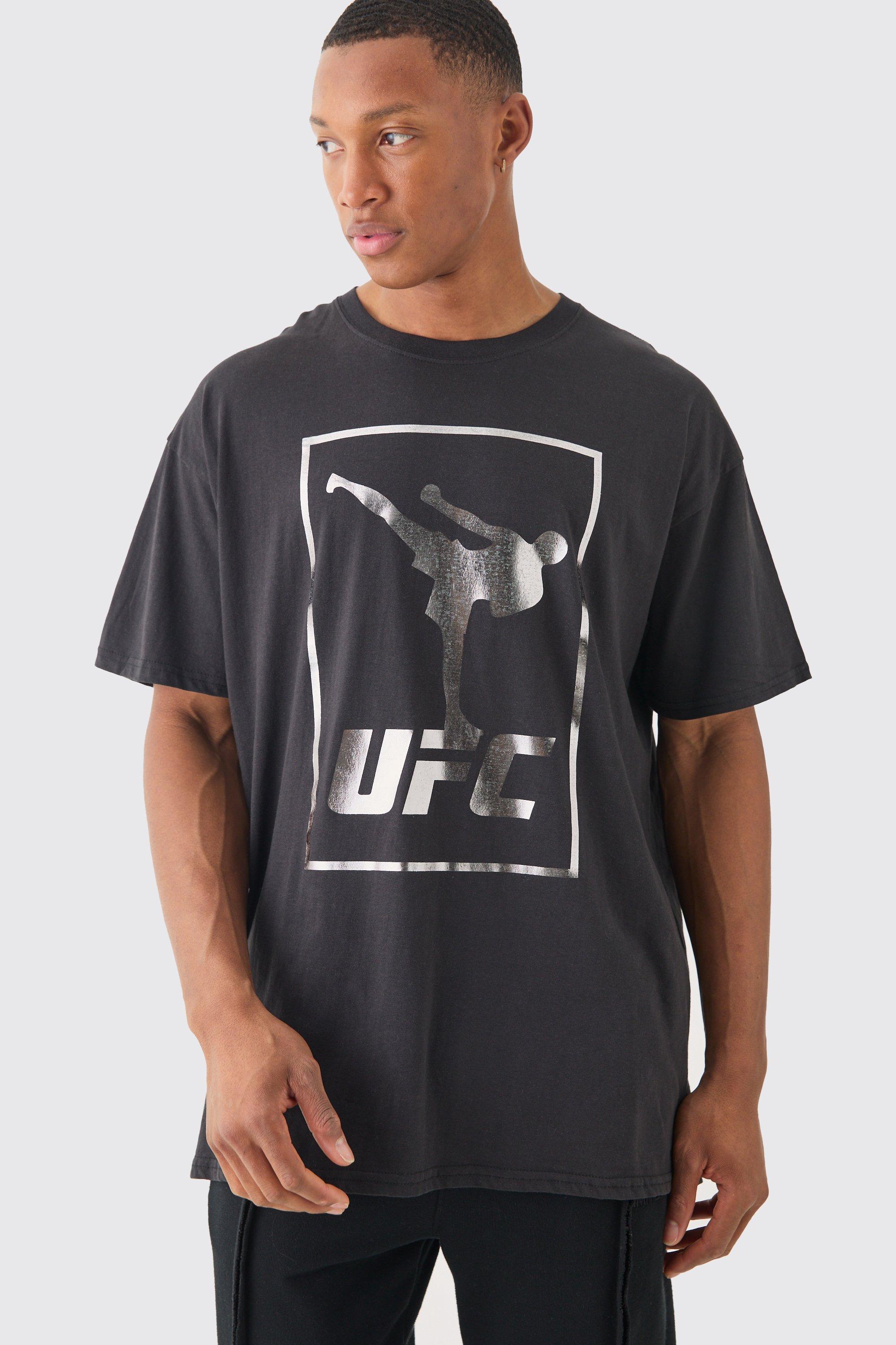 Image of Oversized Ufc License T-shirt, Nero