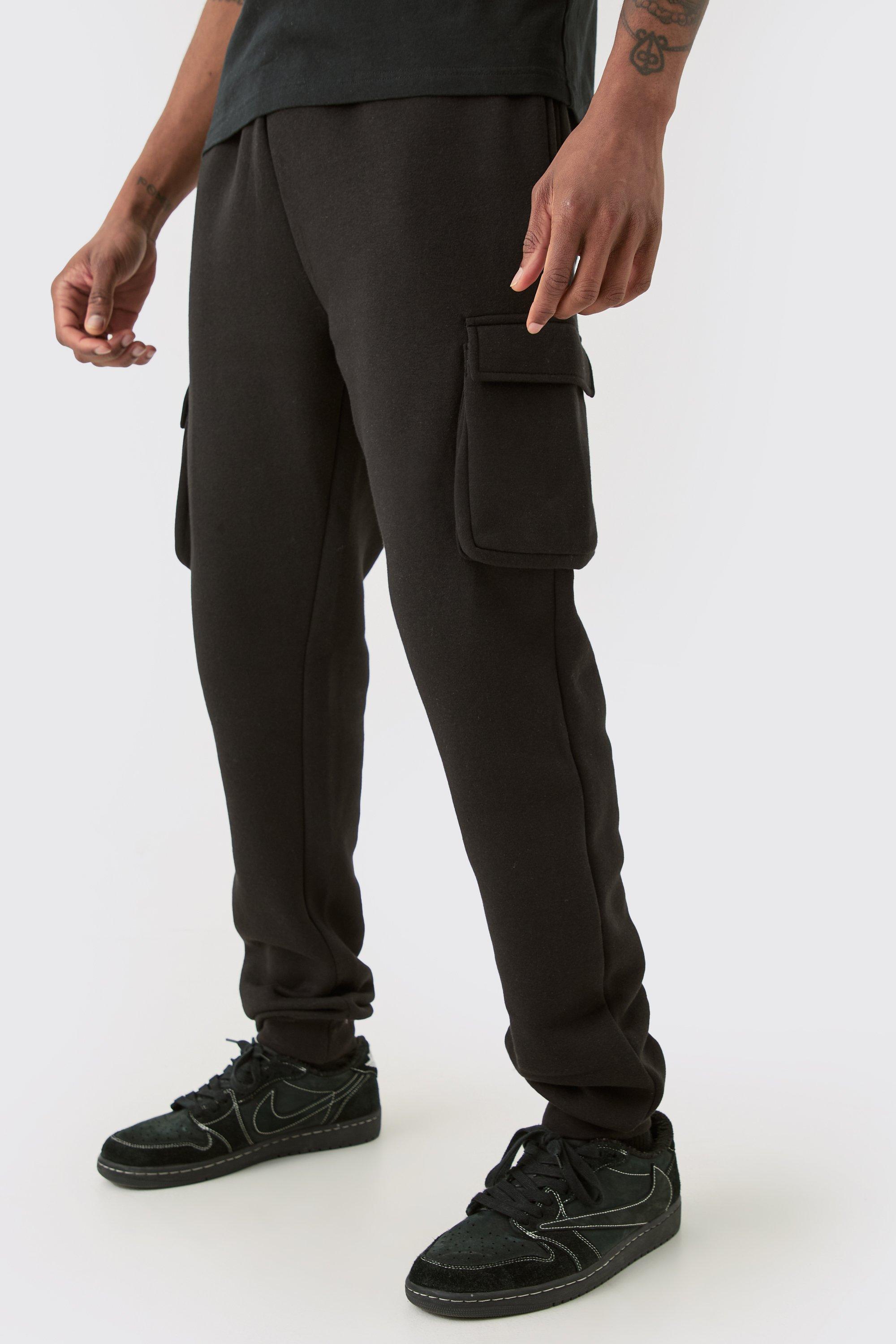 Image of Tall Skinny Fit Cargo Jogger, Nero