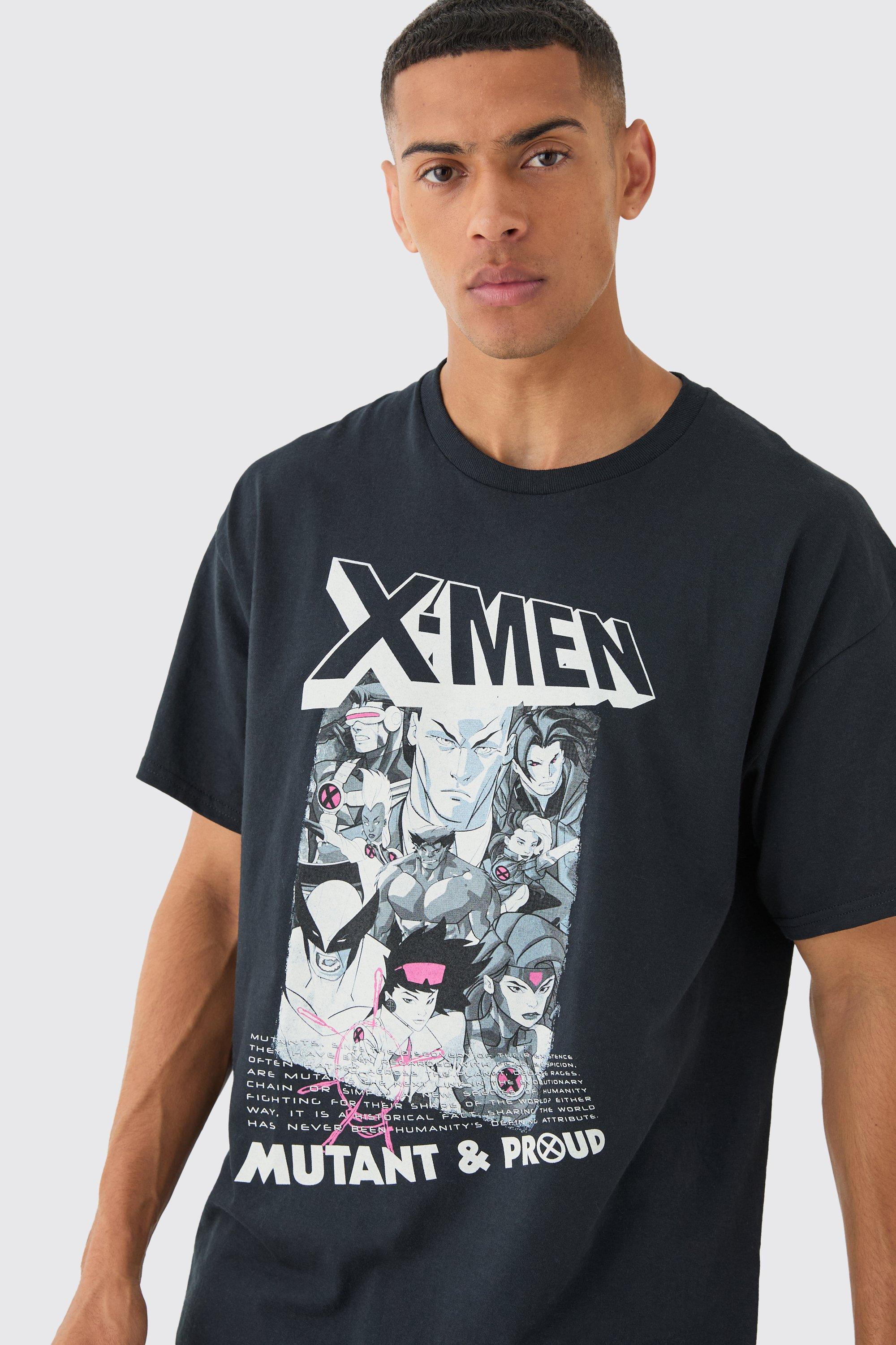 Image of Oversized X Men License T-shirt, Nero