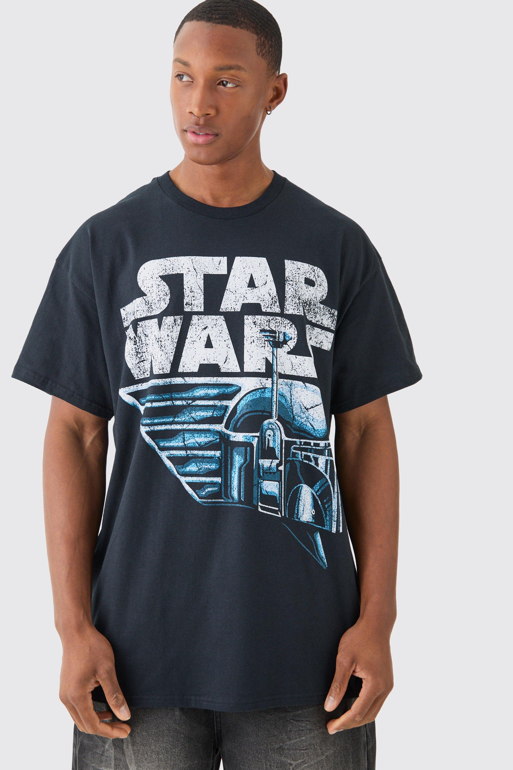 Image of Oversized Star Wars License T-shirt, Nero