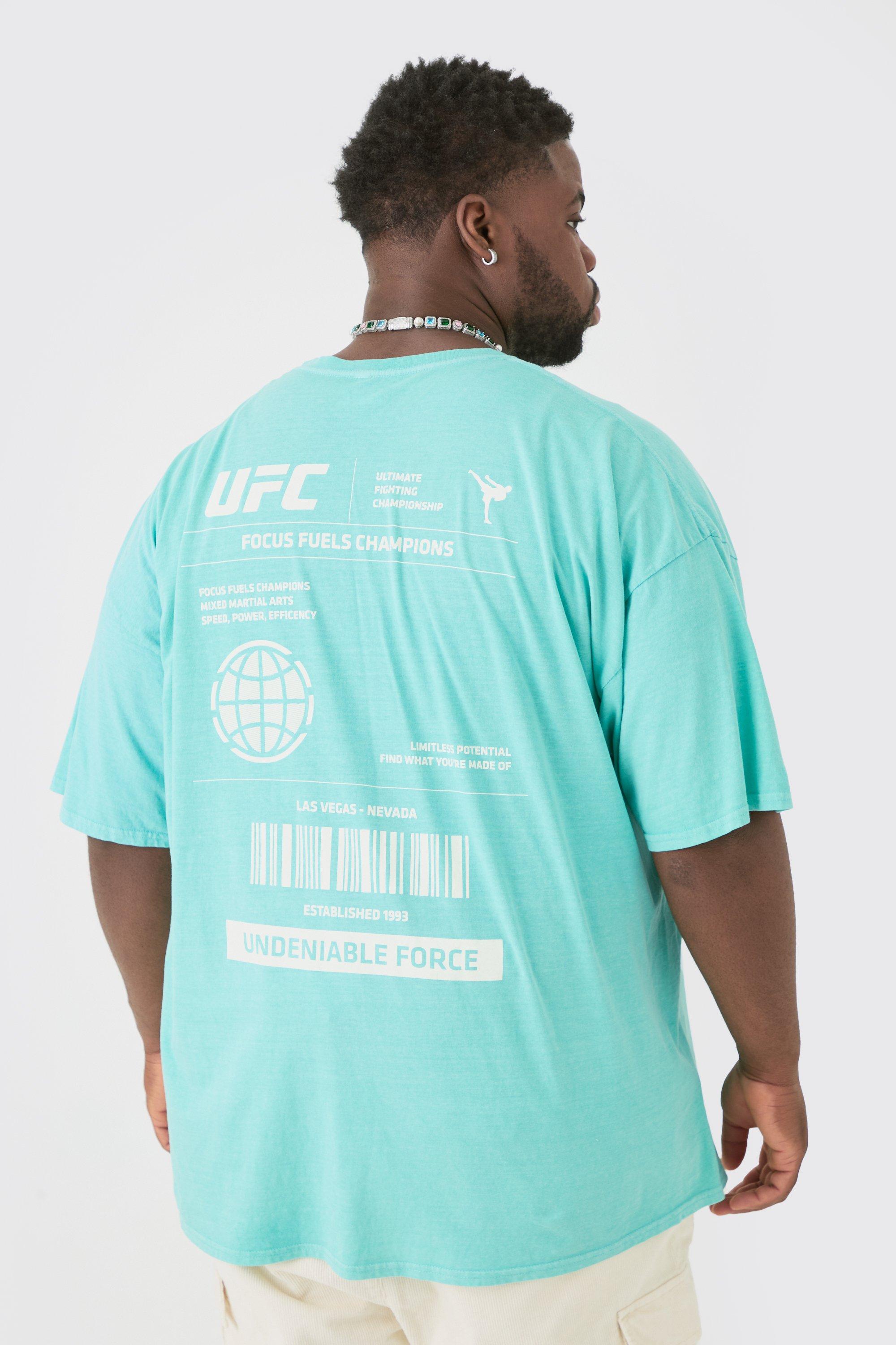 Image of Tall Ufc Printed Licensed T-shirt In Green, Verde