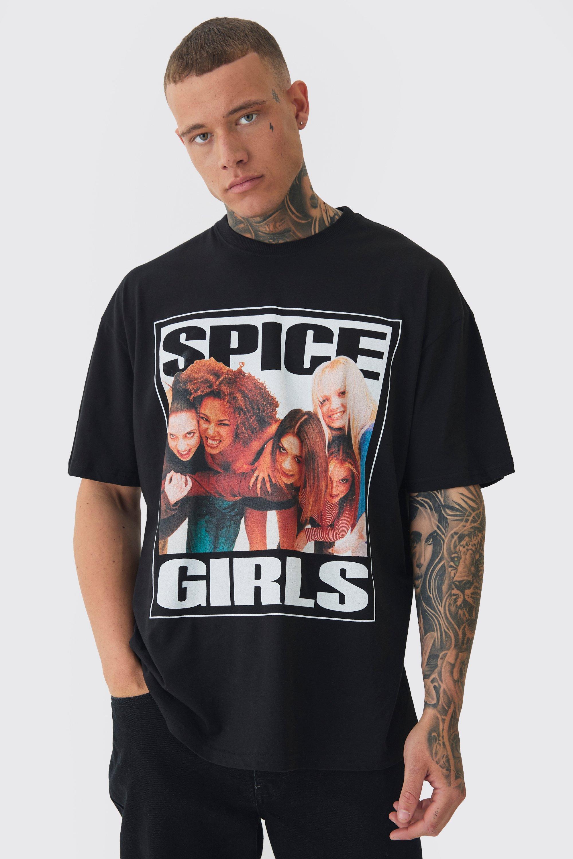 T-shirt Tall nera per Spice Girls, Nero