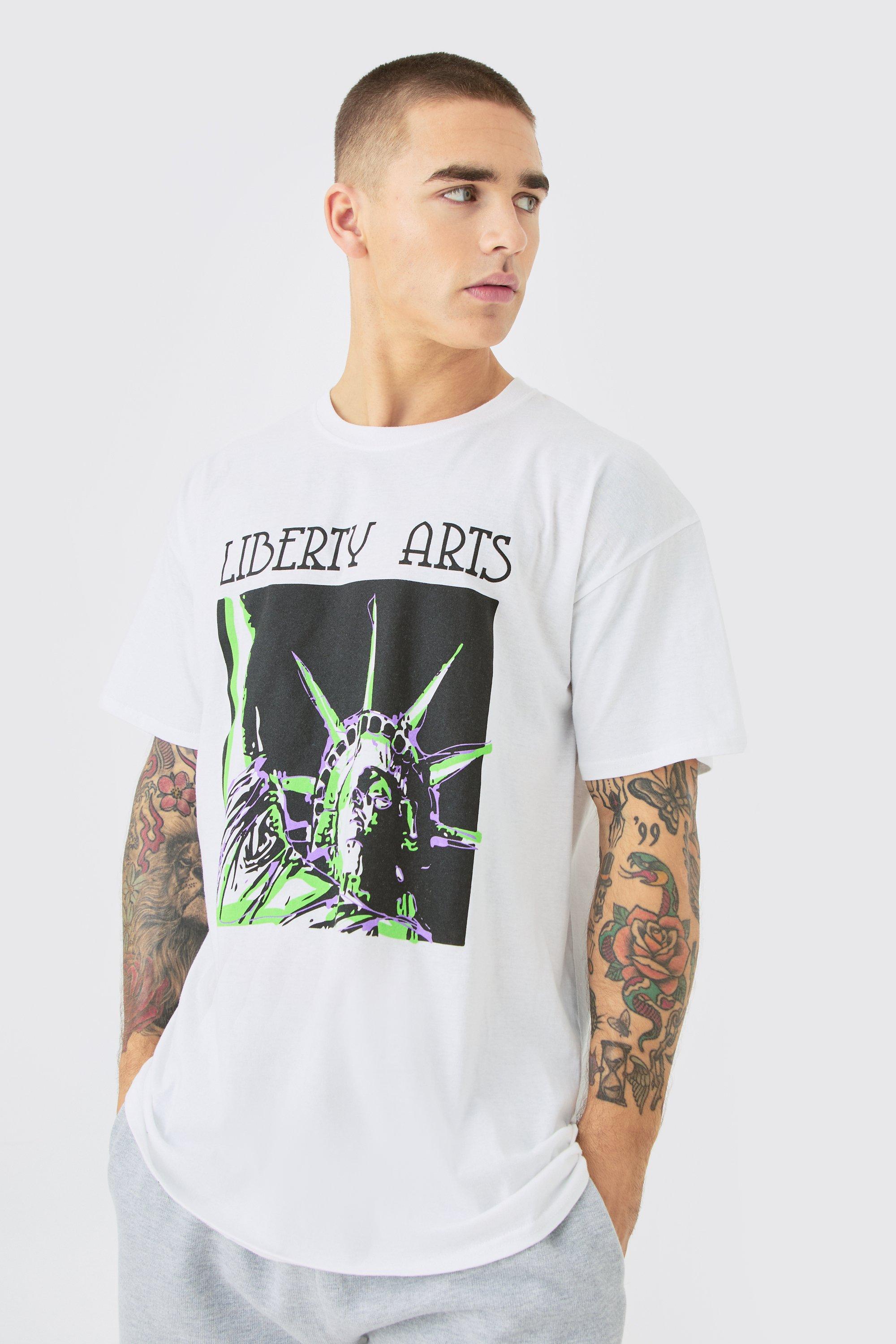Image of Oversized Warhol New York City License T-shirt, Bianco
