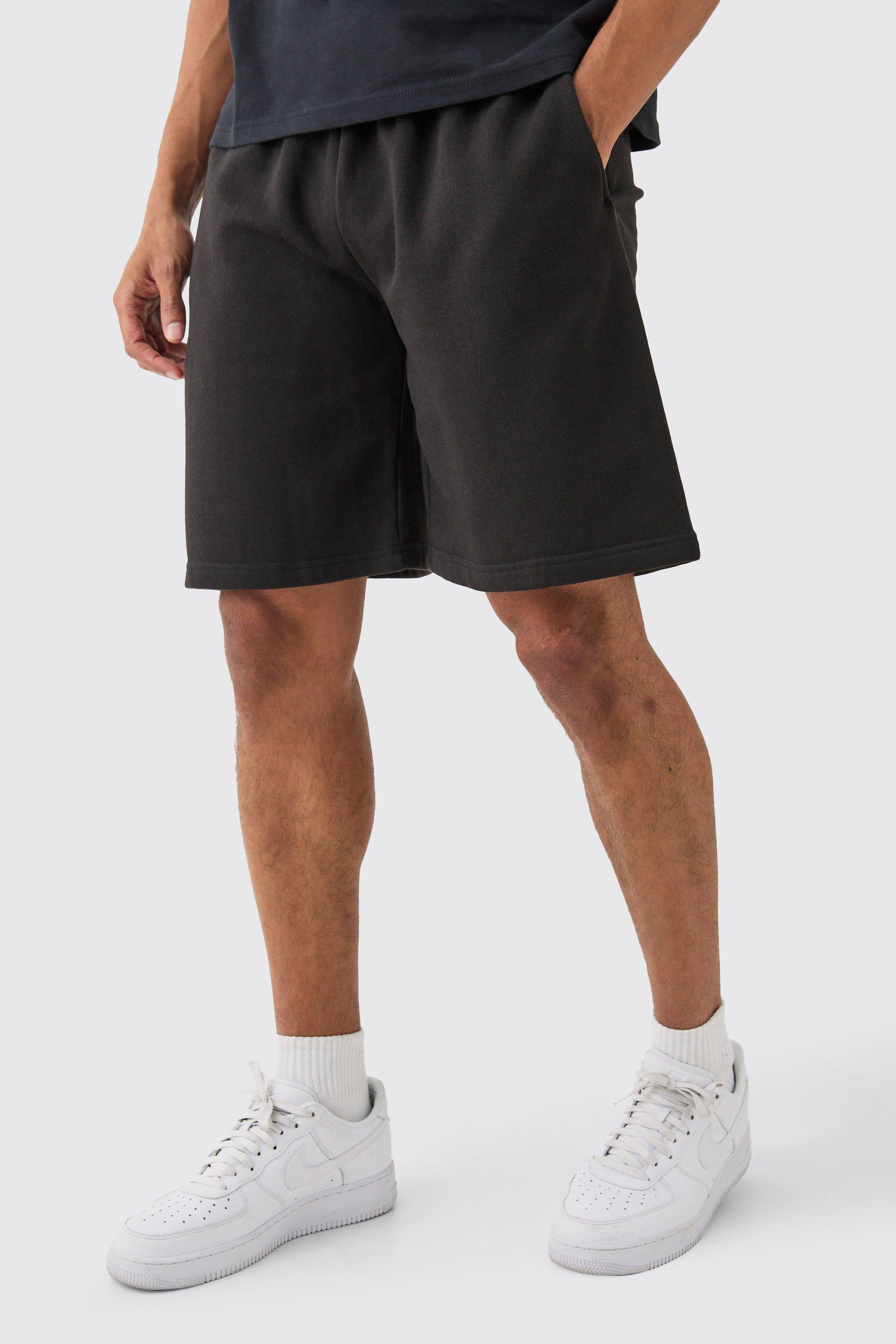 Image of Oversized Jersey Shorts, Nero