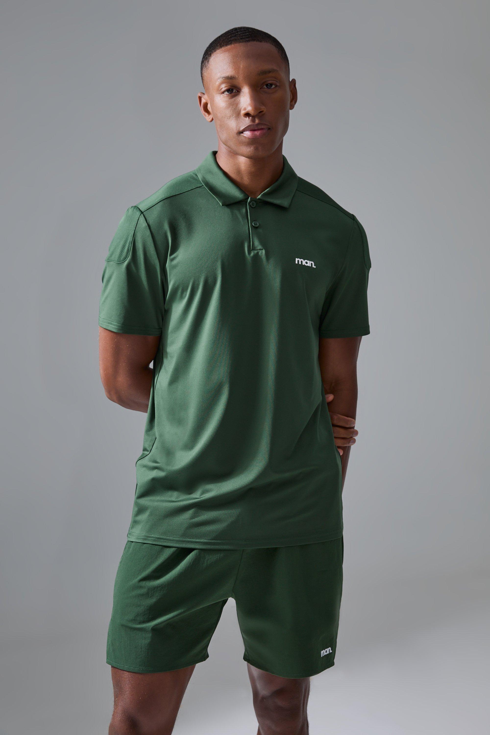 Polo Man Sport per alta performance, Verde