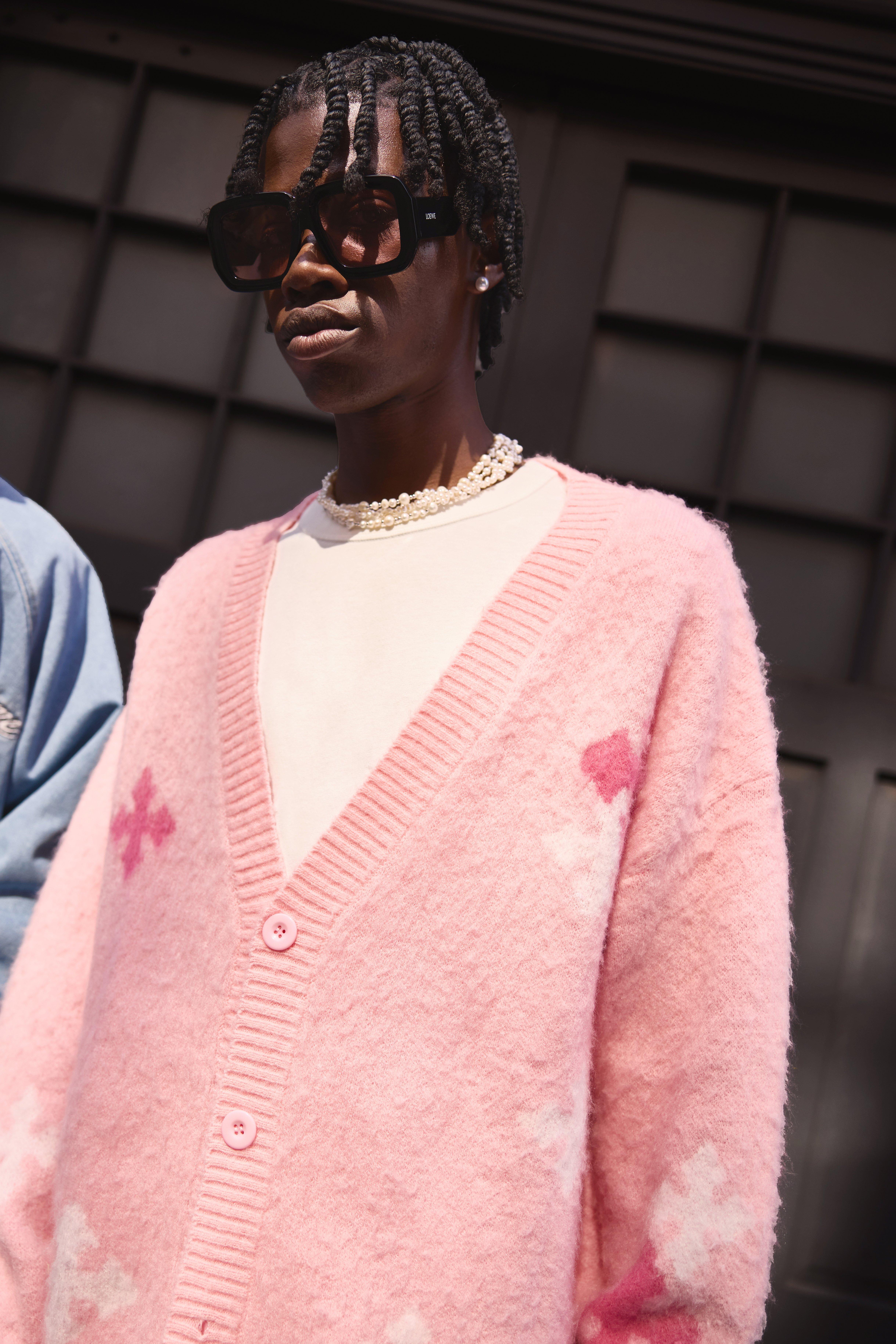 Boohoo Oversized Geborstelde Gebreide Boxy Cardigan, Pink