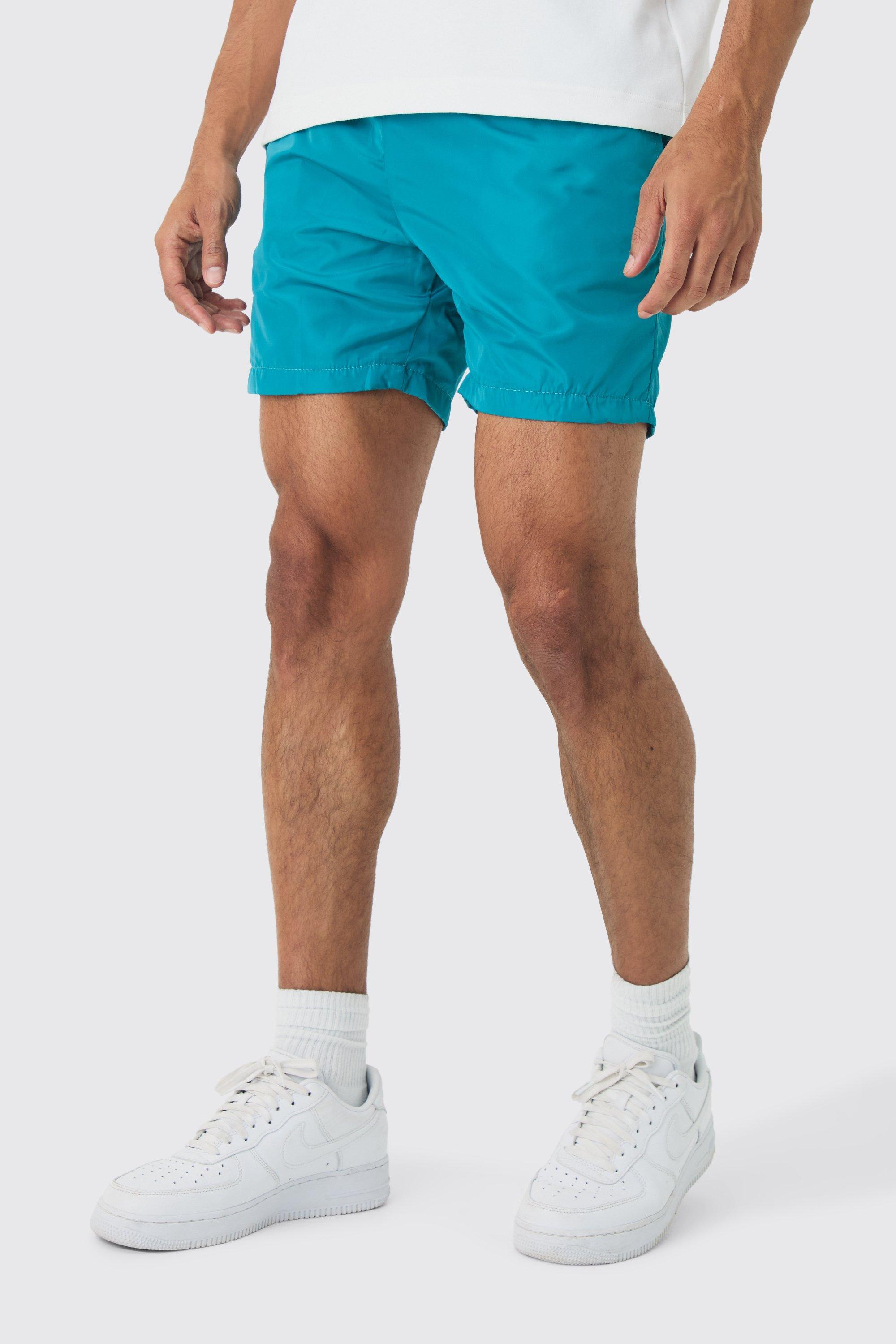 Pantaloncini con vita elasticizzata e fermacorde, Verde