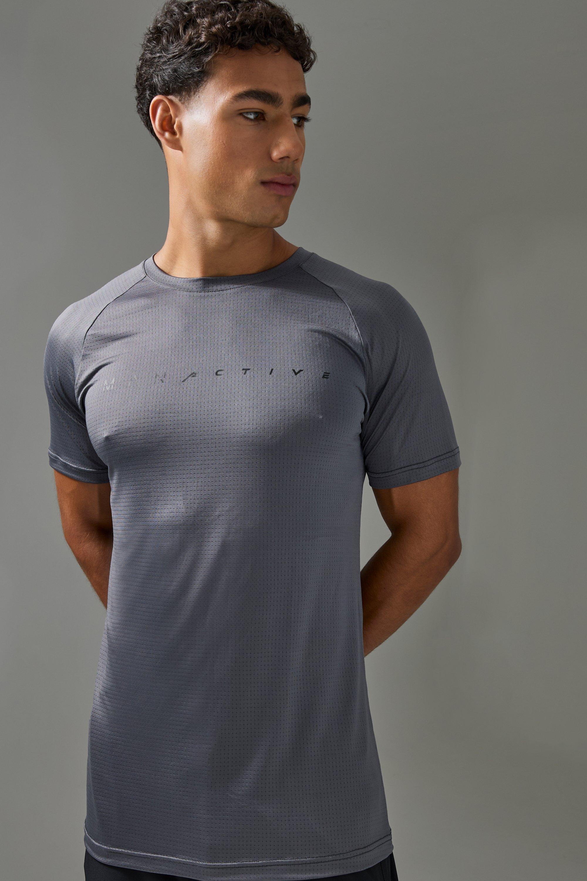 T-shirt Man Active leggera e traspirante, Grigio