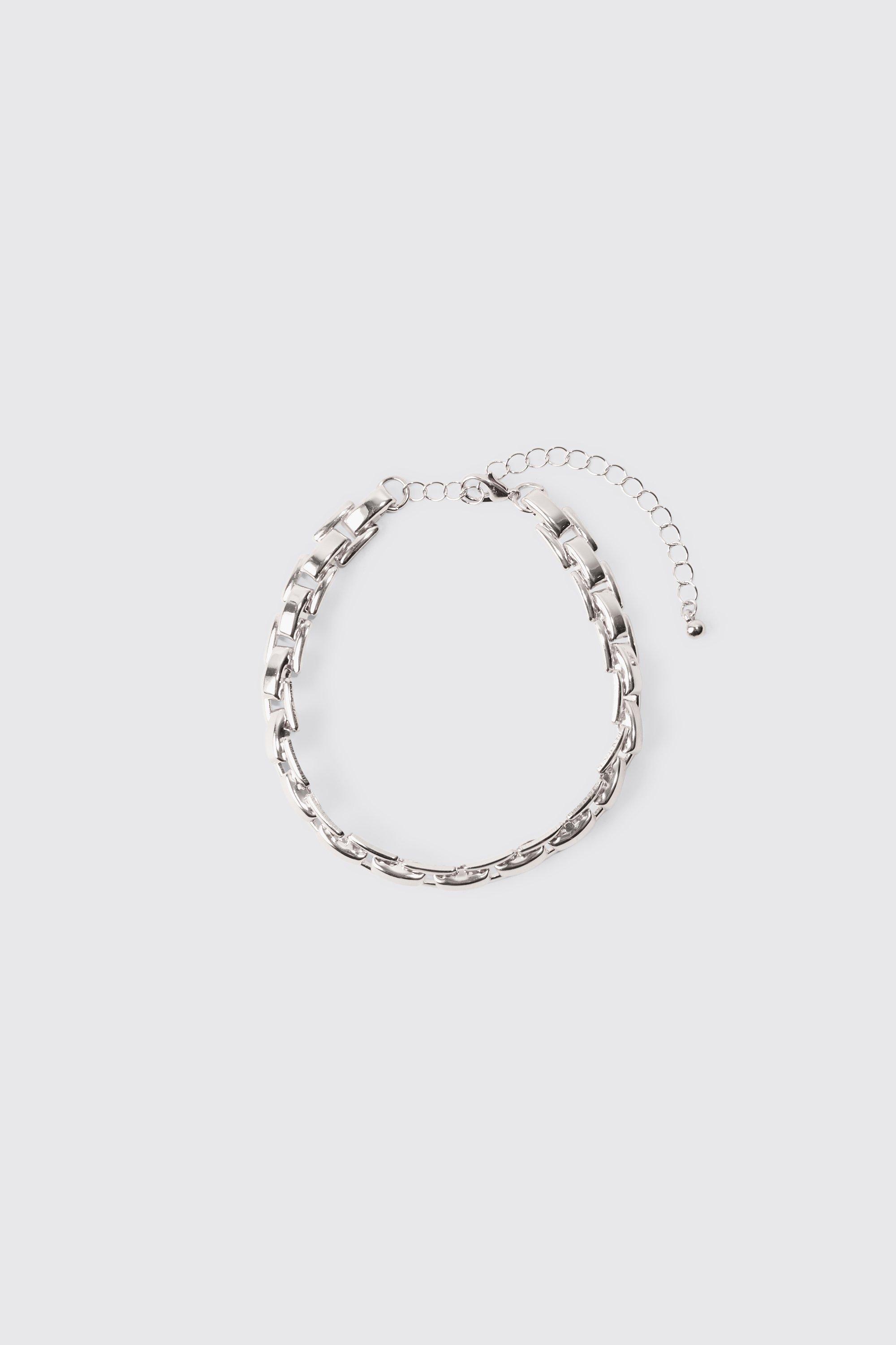 Mens Metallics Chunky Chain Bracelet, Metallics