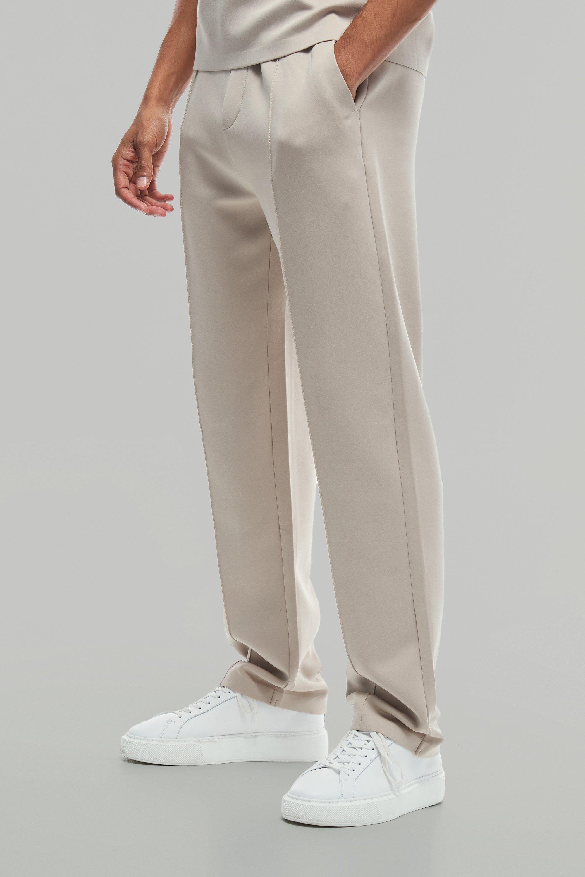 Regular Fit Premium Scuba Pintuck Jogger