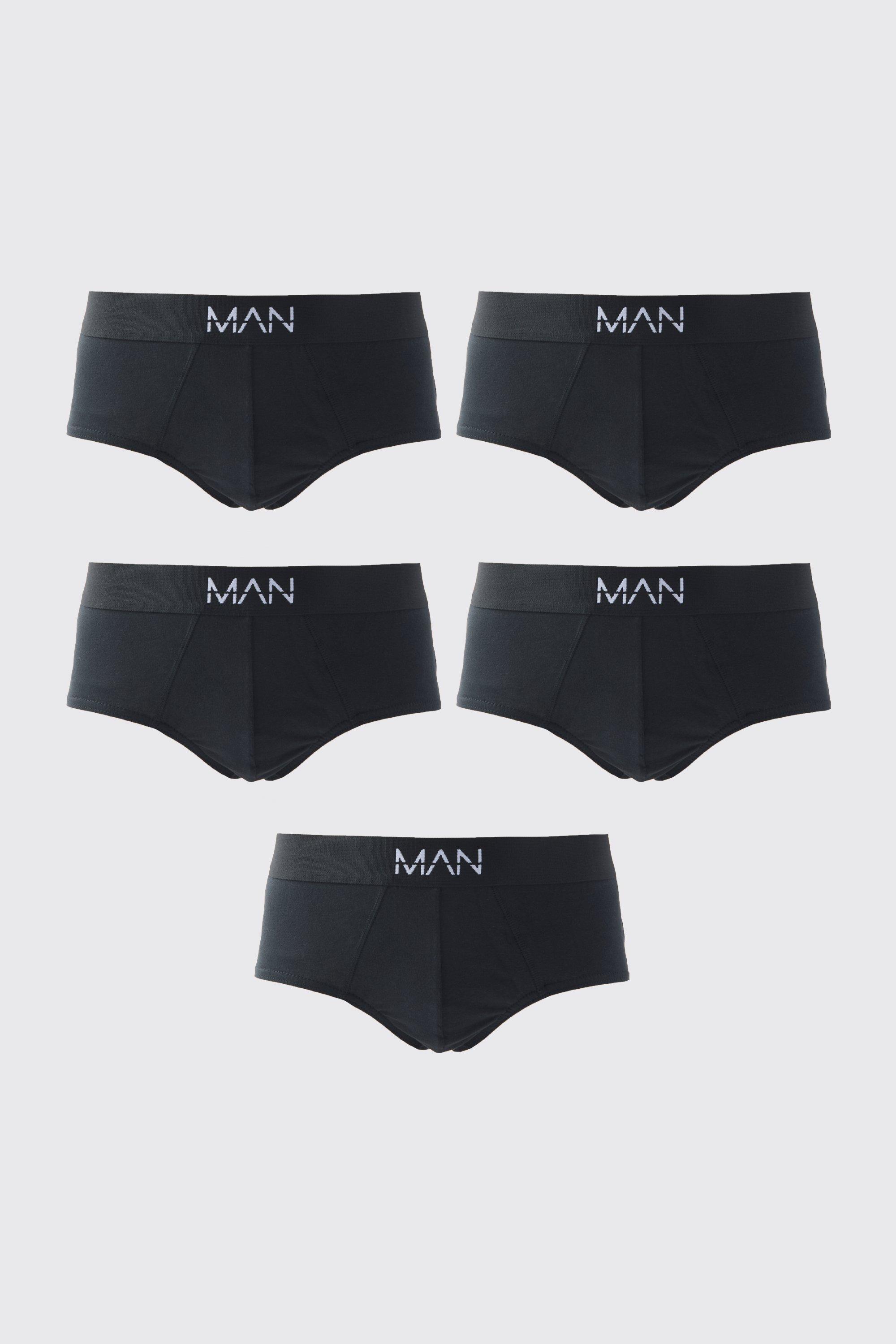 Slip Man Dash - set di 5 paia, Nero