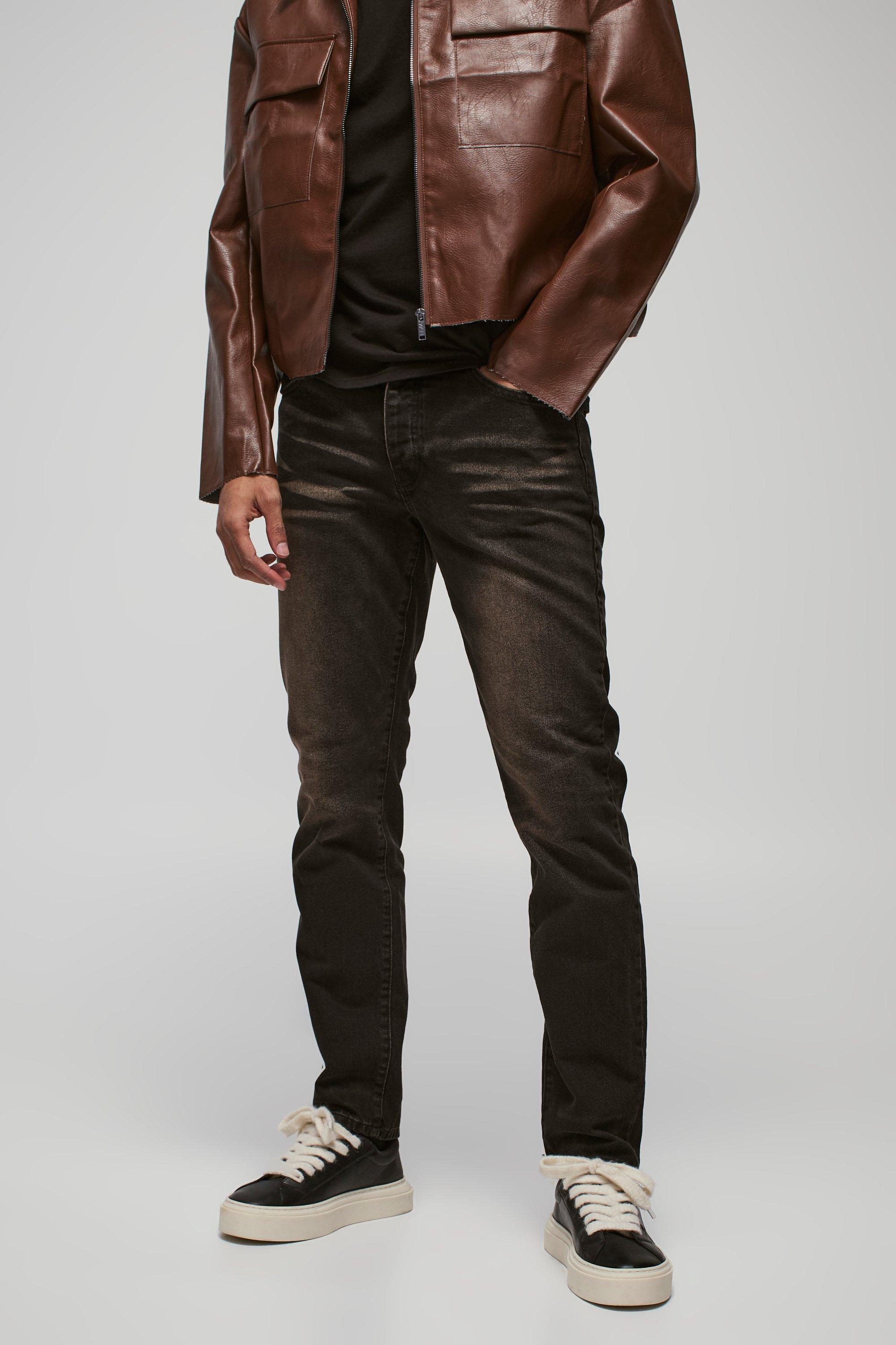 Jeans Slim Fit colorati, Brown