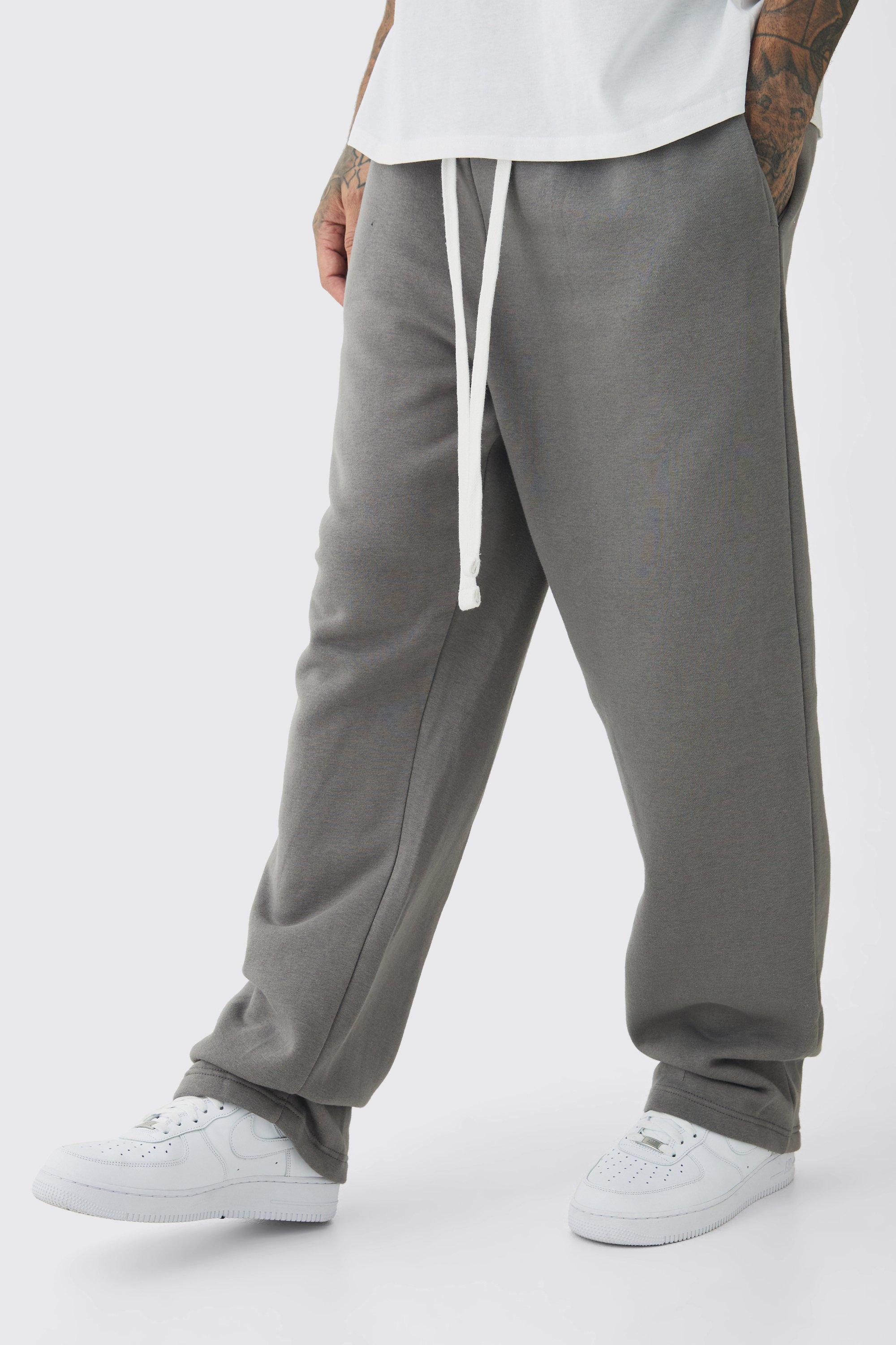 Pantaloni tuta Tall oversize con cavallo sceso, Grigio