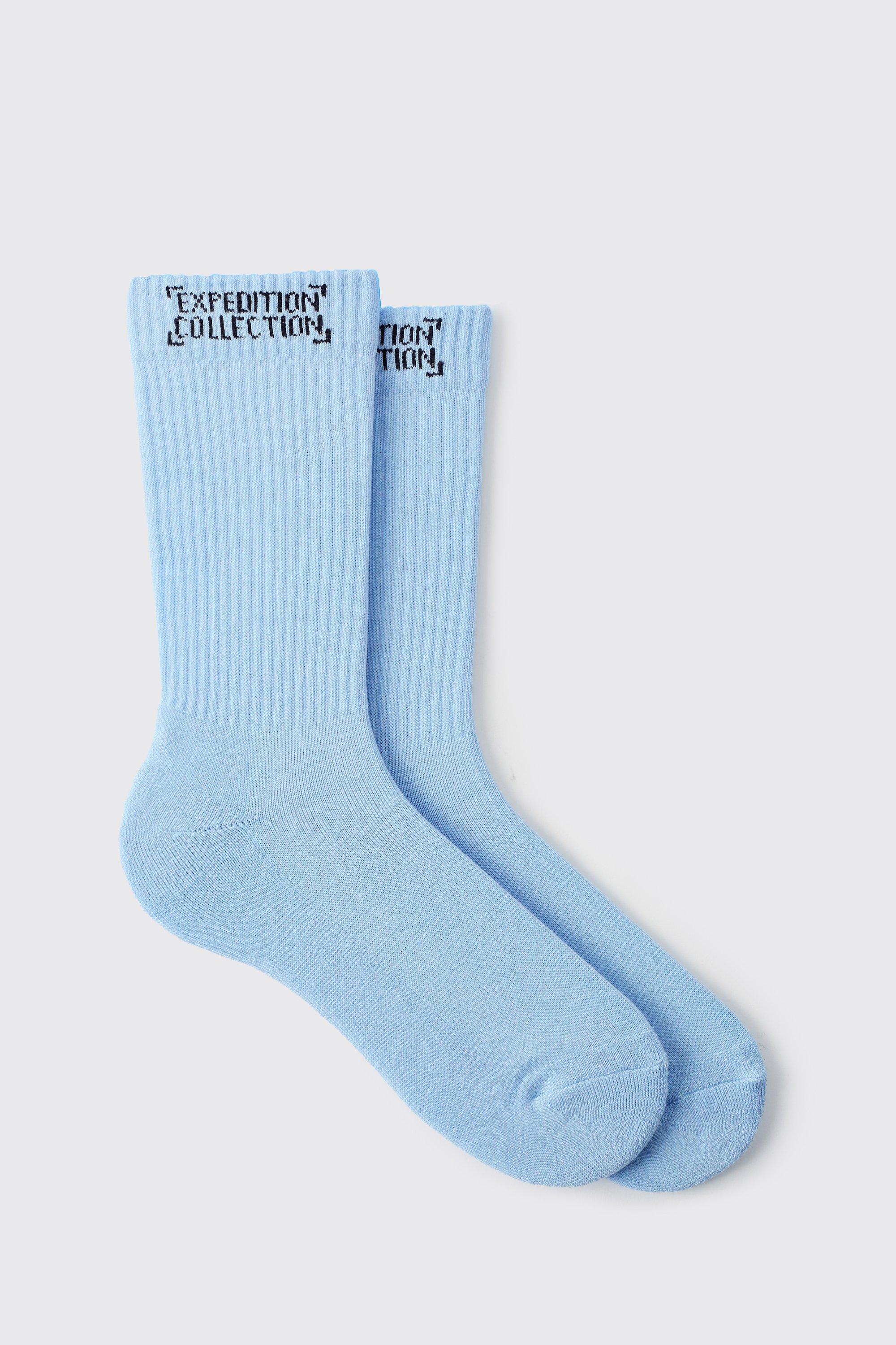 Mens Expedition Collection Socks In Blue, Blue